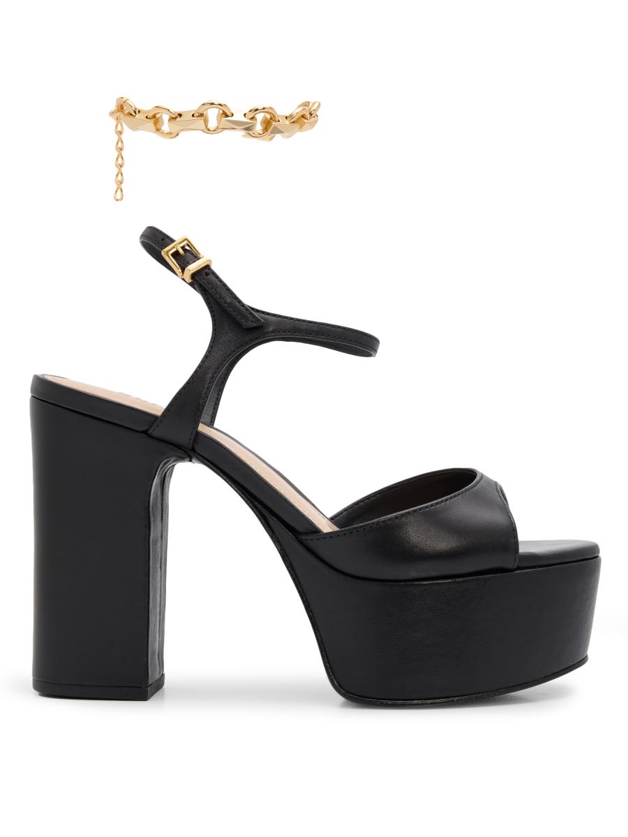 Schutz Lys 120MM Leather Platform Sandals | Saks Fifth Avenue