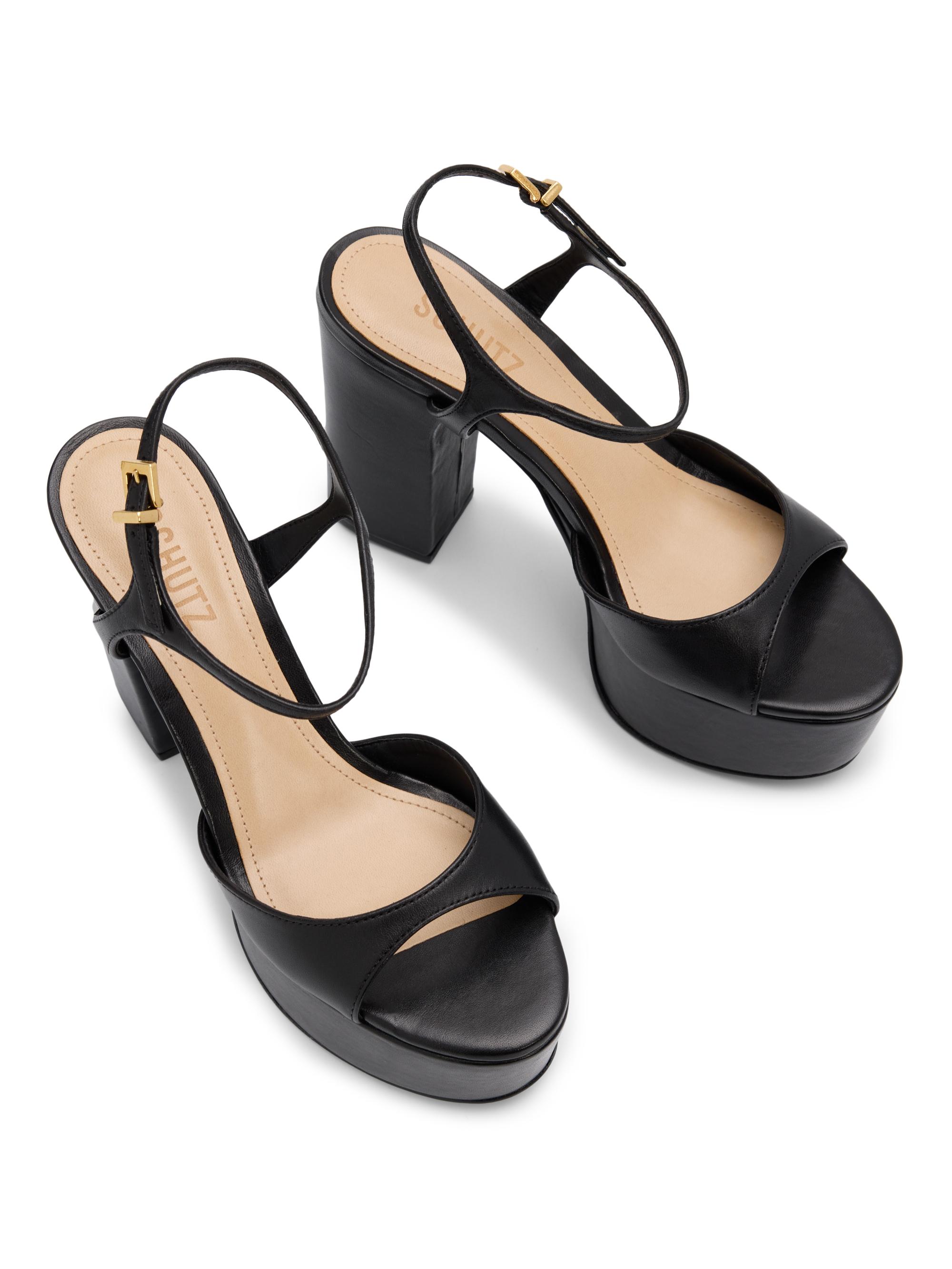Schutz Lys 120MM Leather Platform Sandals | Saks Fifth Avenue