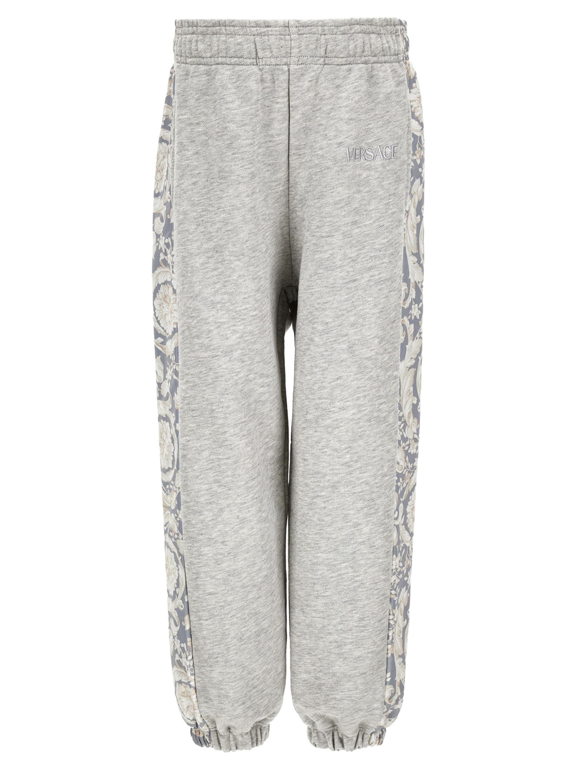 Versace Little Boy's & Boy's Barocco Fleece Sweatpants - Light Grey Melange