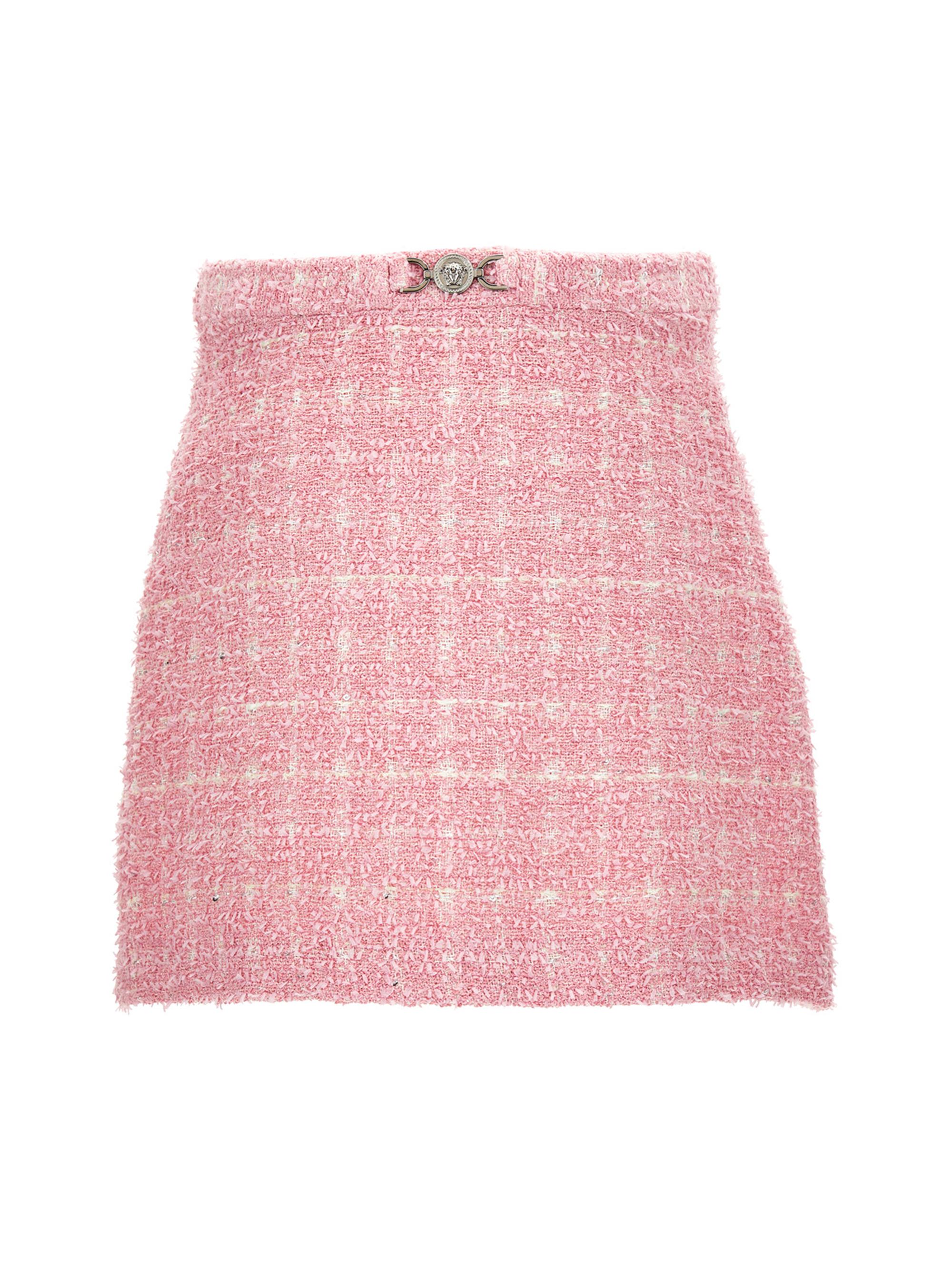 Versace Little Girl's & Girl's Tweed Miniskirt - Pastel Pink | Thumbnail 2