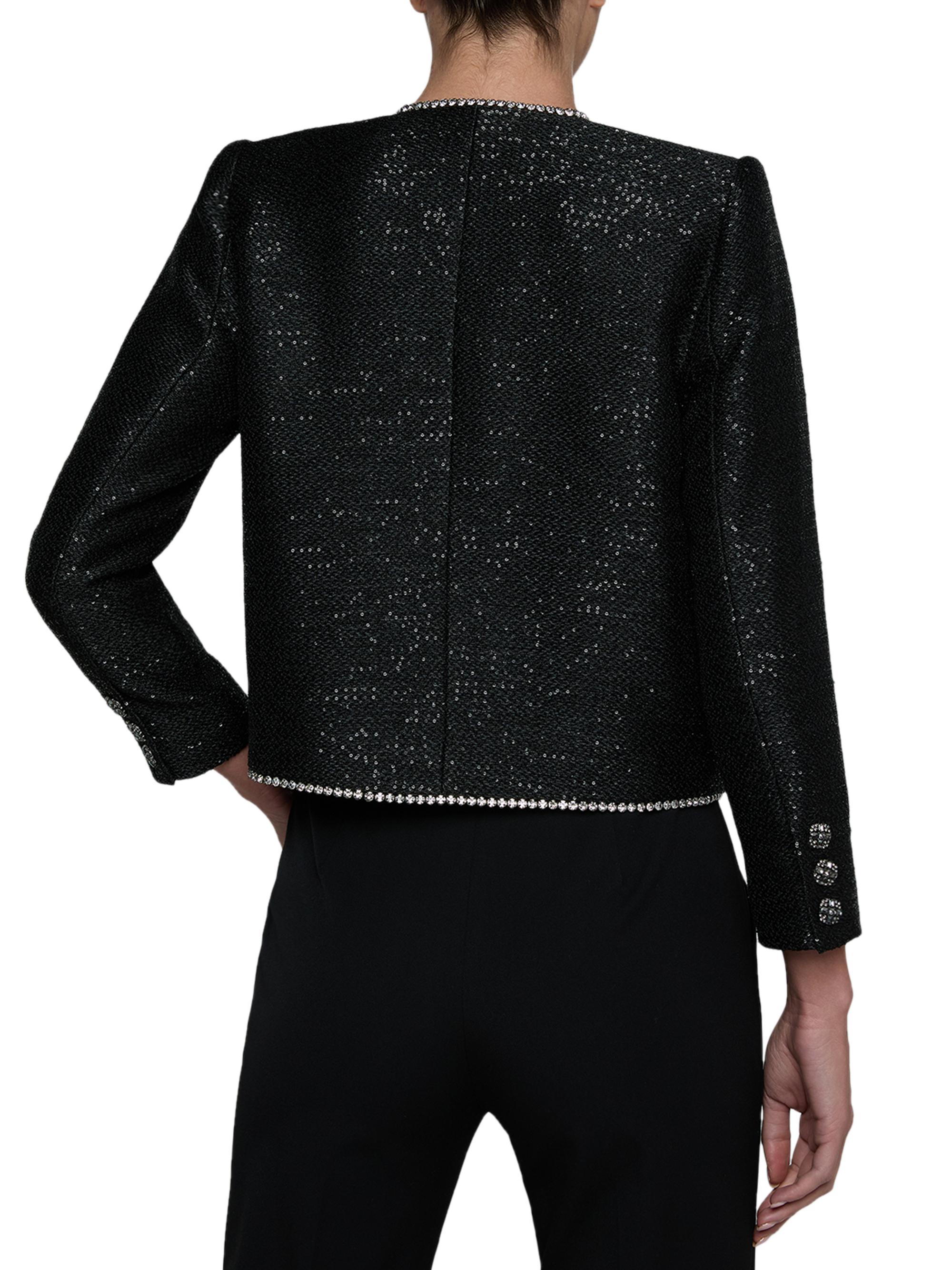 L'AGENCE Zell Sequined Tweed Jacket | Saks Fifth Avenue