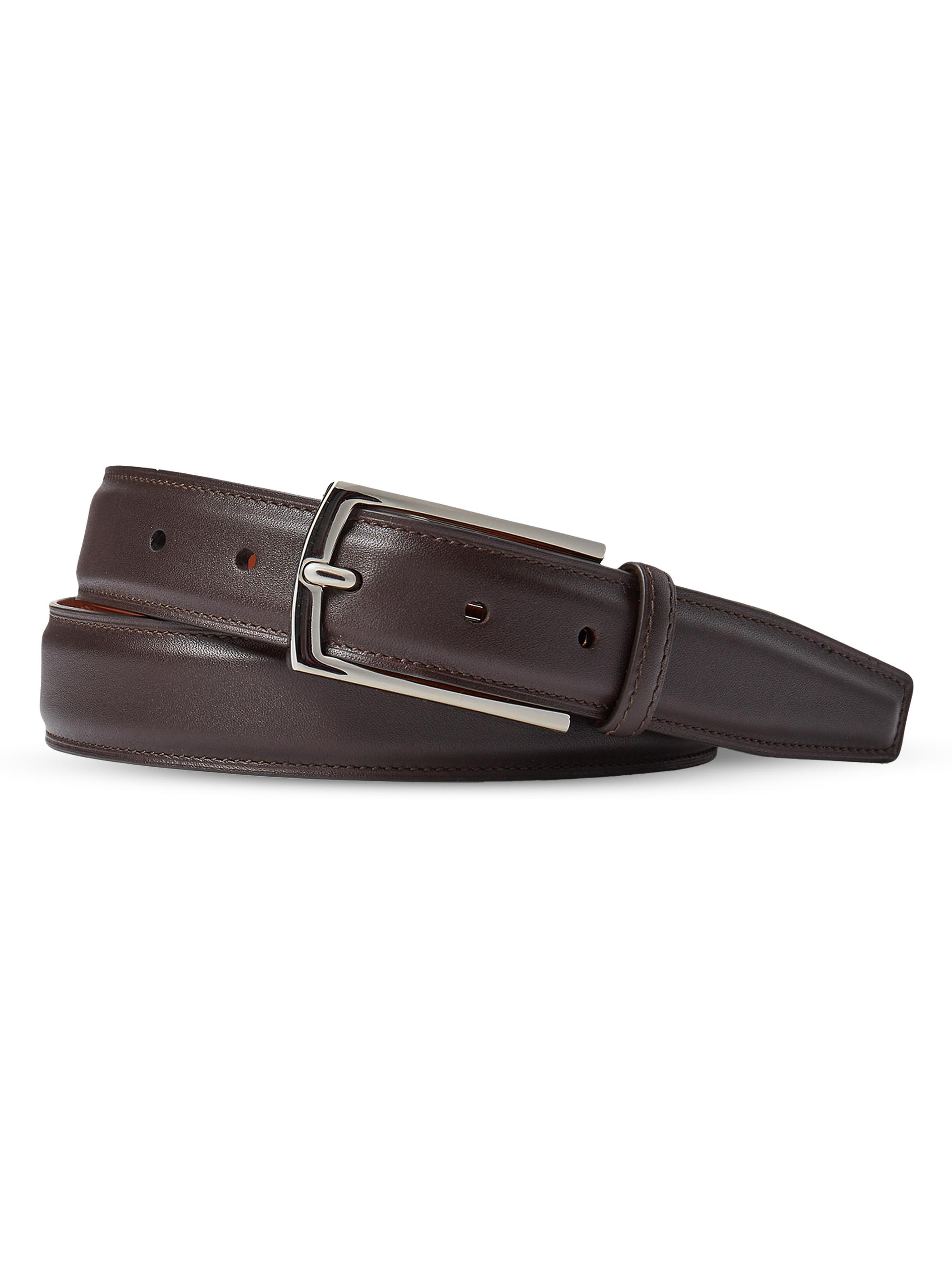 Ralph Lauren PurpleLabel カーフスキンベルト ブラック Ralph Lauren Purple Label Leather Belt | Saks Fifth Avenue