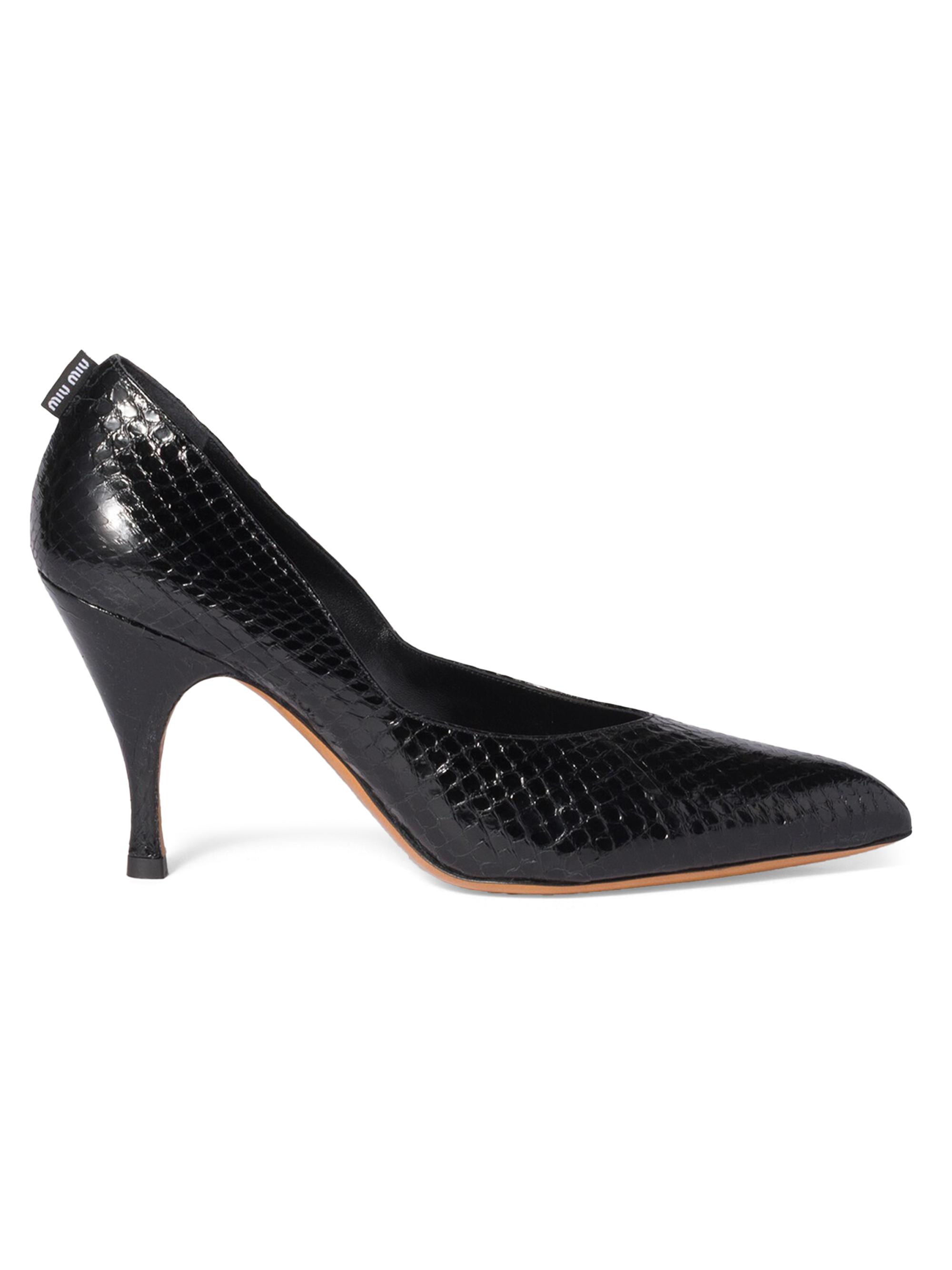 Miu Miu Ayers Patent Leather Pumps | Saks Fifth Avenue