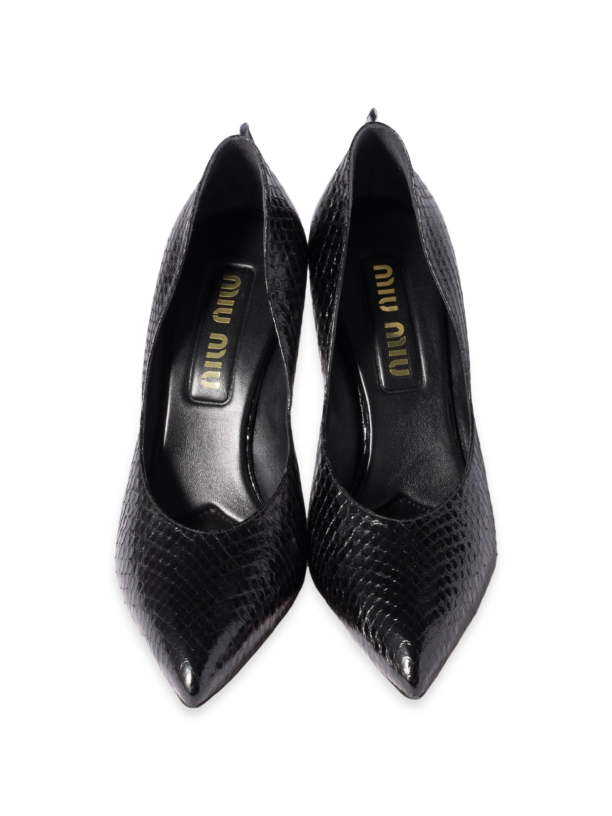 Miu Miu Ayers Patent Leather Pumps | Saks Fifth Avenue