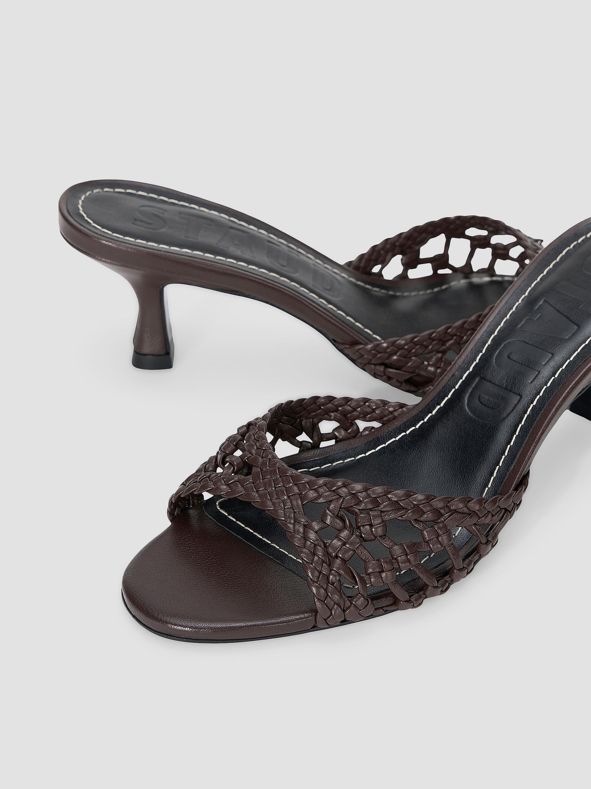 Staud Brigitte 60MM Leather Mules | Saks Fifth Avenue