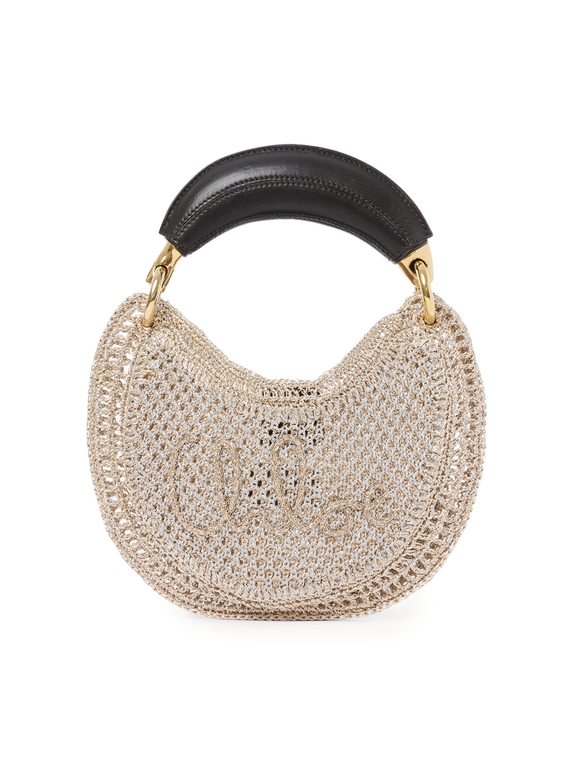 Cult Gaia Aiko Crystal-Embellished Top Handle Bag | Saks Fifth Avenue