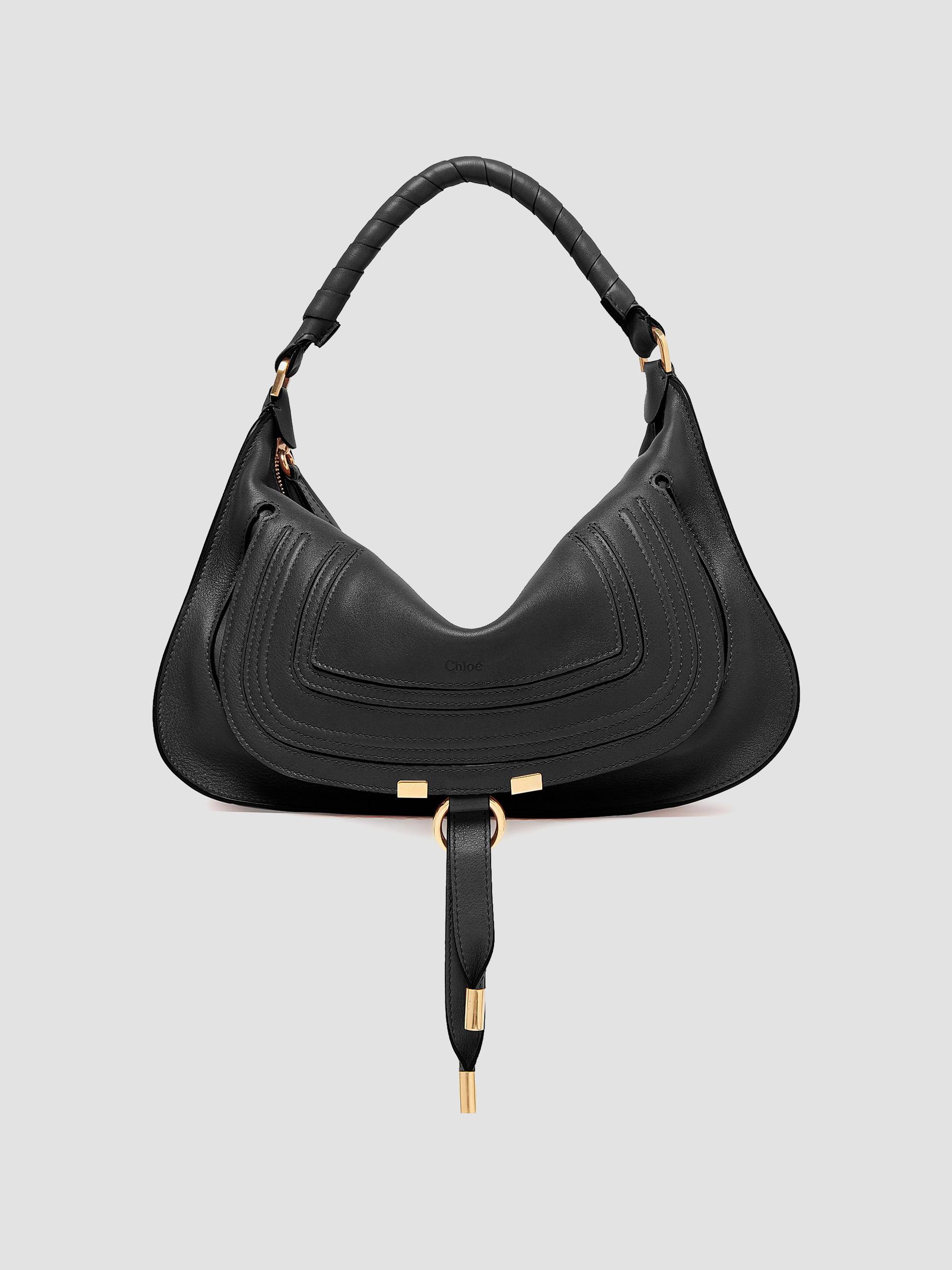 Chloe Marcie ショルダーバッグ ブラック Chloé Medium Marcie Smooth Leather Shoulder Bag | Saks Fifth Avenue