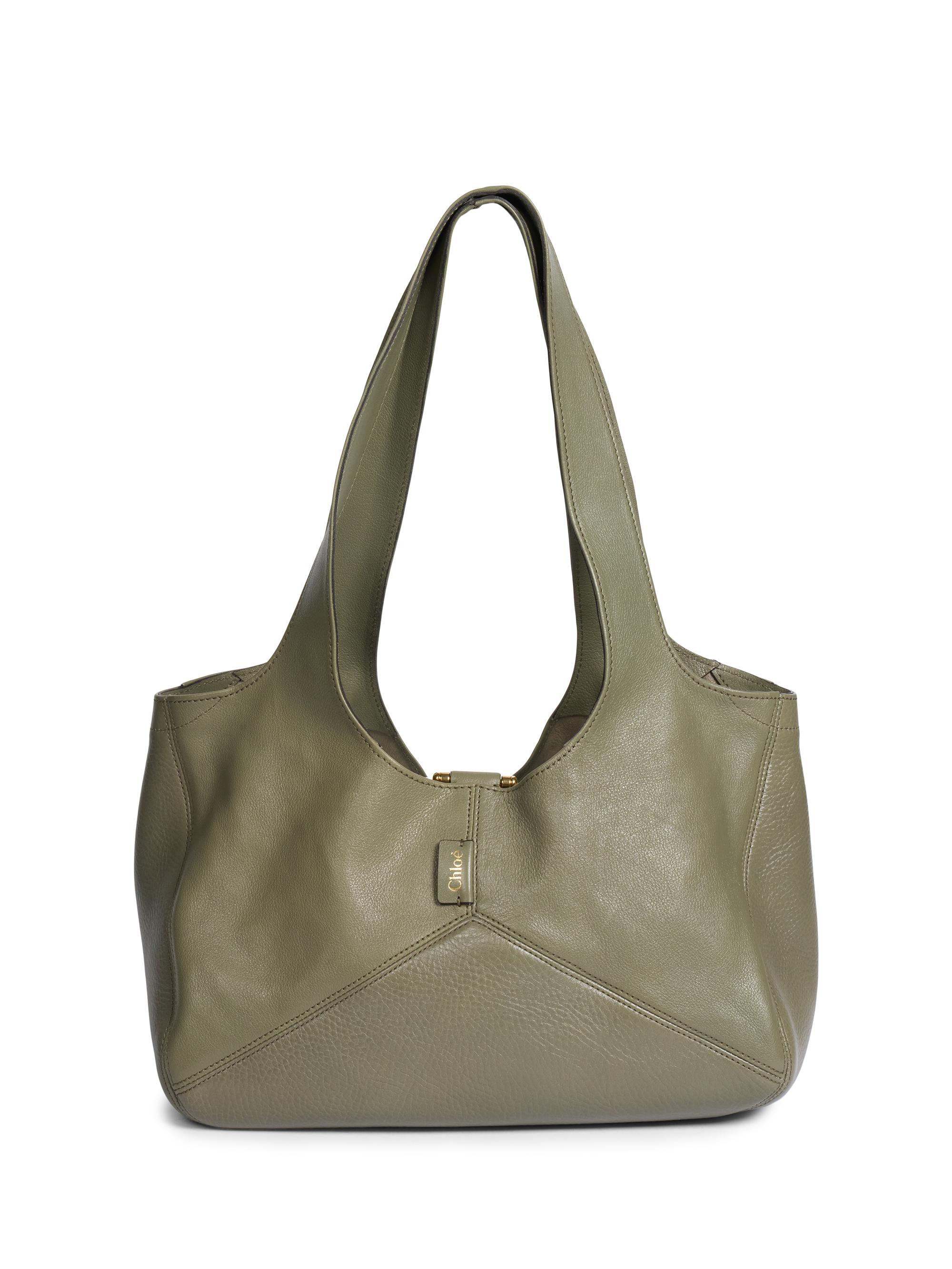 Chloé Women's  Balloon East West Leather Tote Bag - Aloe Green