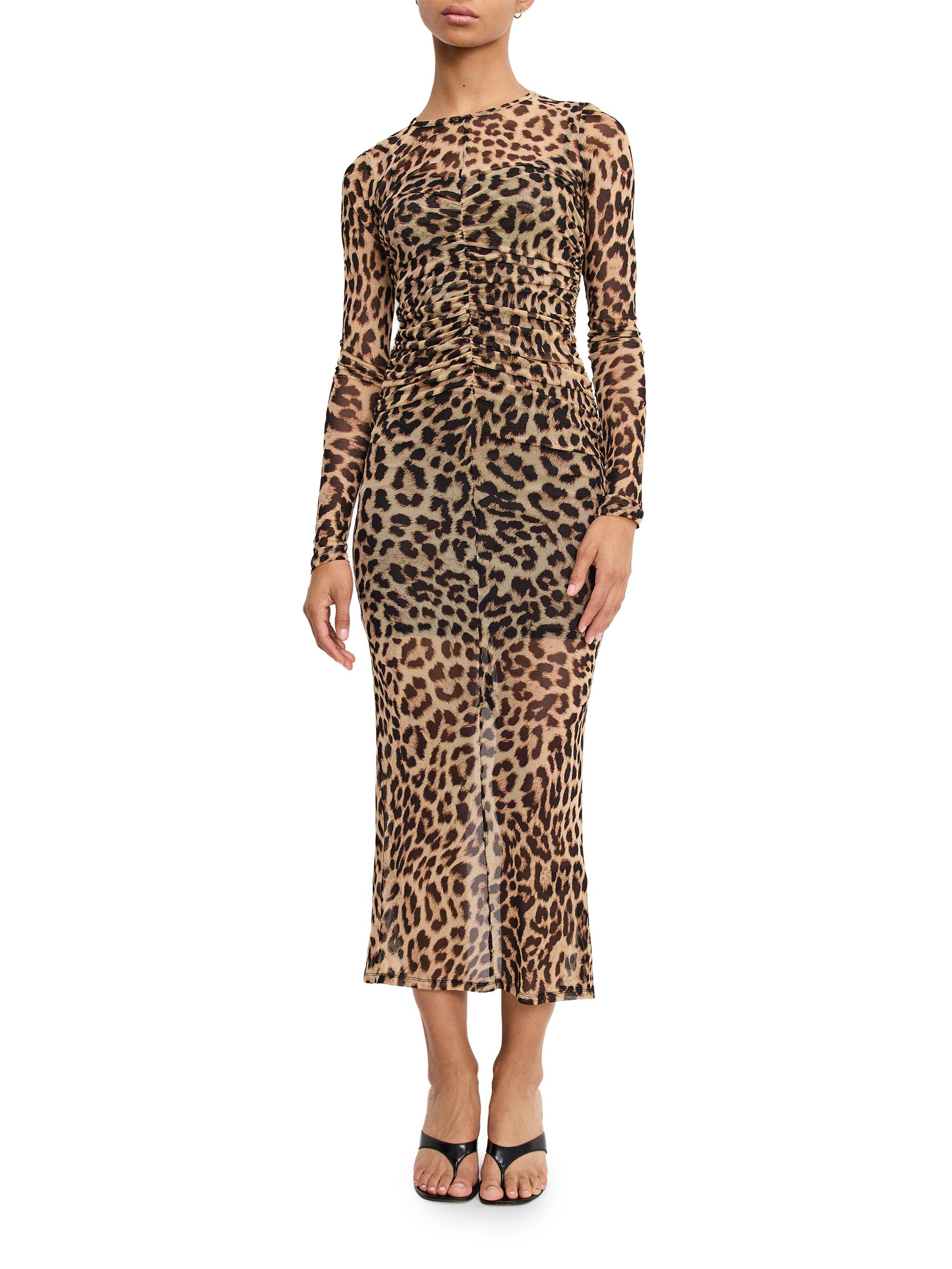 knee length dresses for ladies Nellie Maxi Dress Leopard main image 1