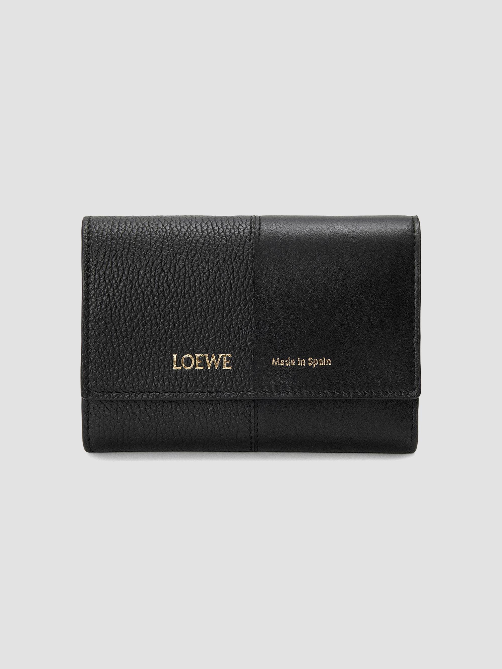 LOEWE Women's  Duet Logo Wallet - Black | Thumbnail 6