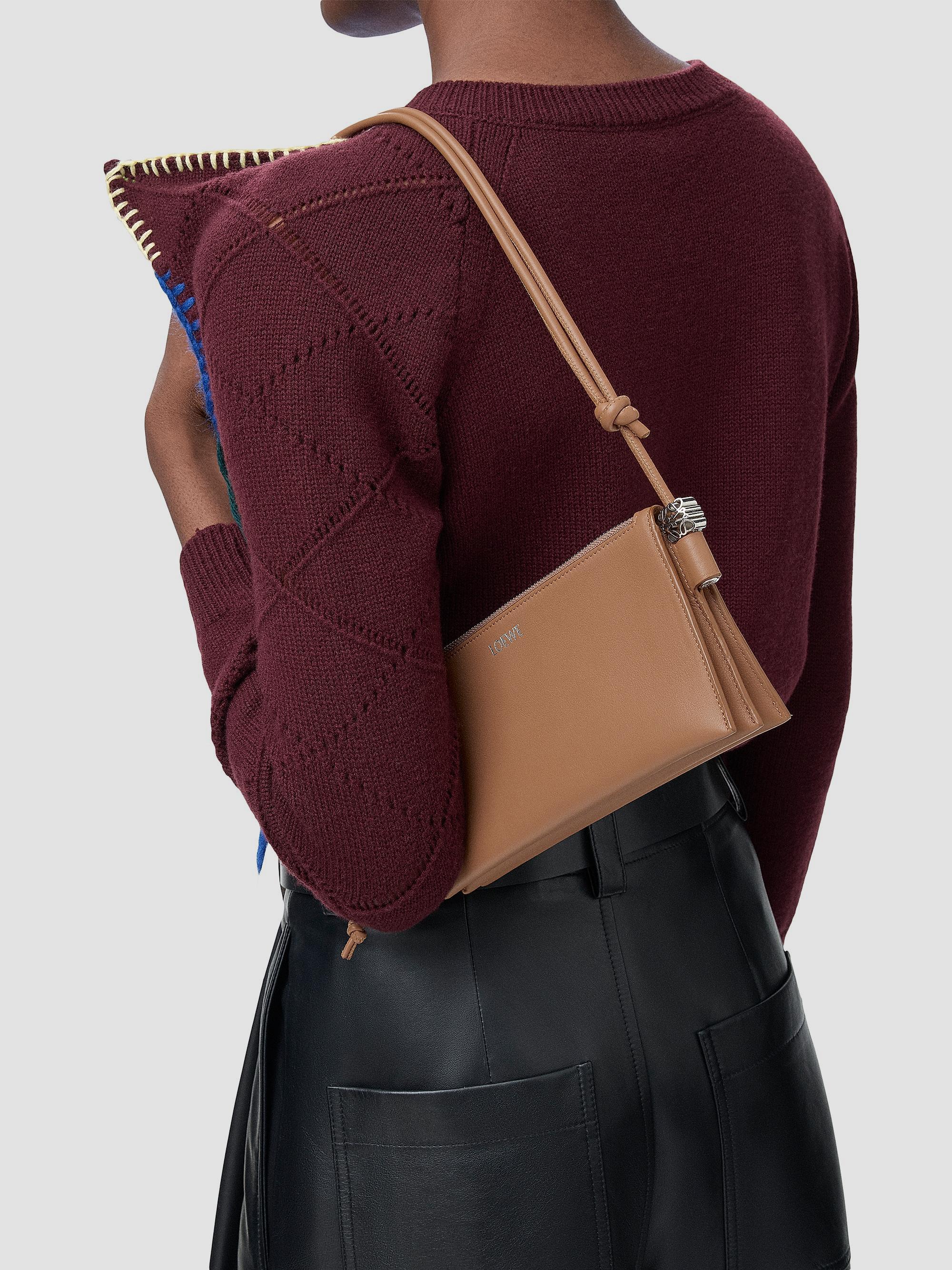 LOEWE Women's Joya Leather Crossbody Bag - Mocha | Thumbnail 3