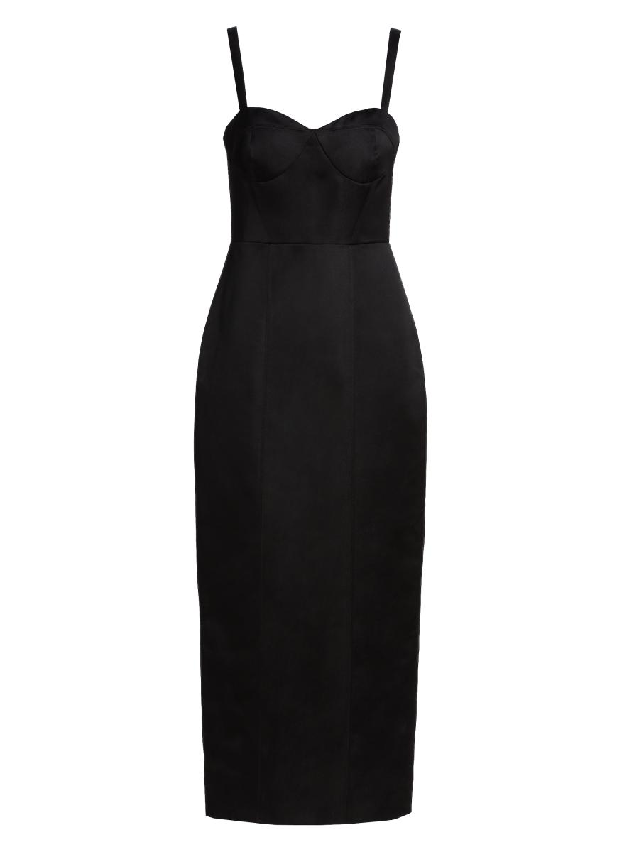 Toccin Solene Bustier Sculpted Midi-Dress | Saks Fifth Avenue
