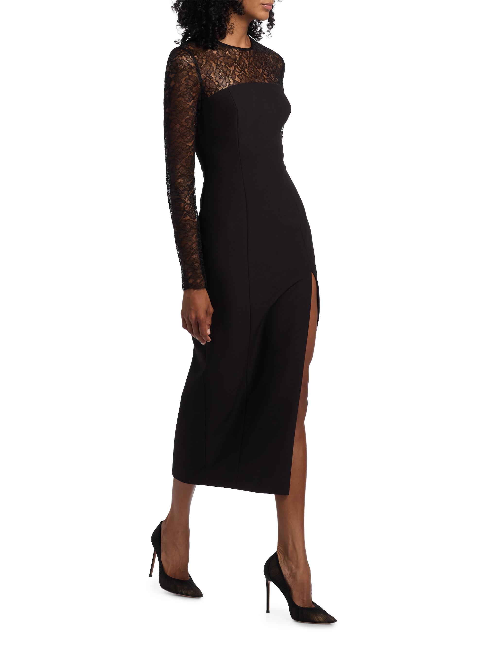 midi dress clearance Final Sale Plus Size One Shoulder Midi Dress in Black