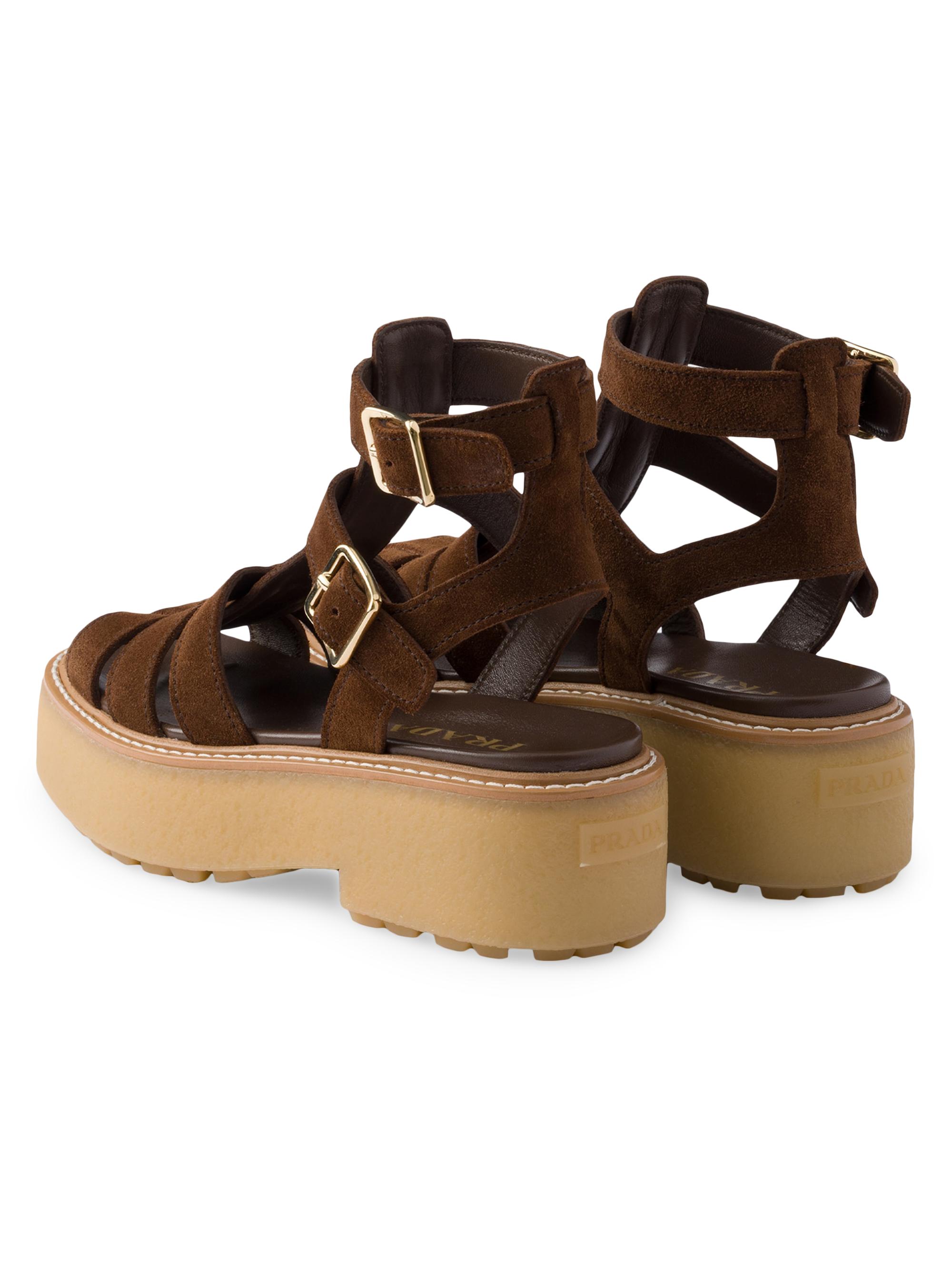 Prada Suede Gladiator Sandals | Saks Fifth Avenue