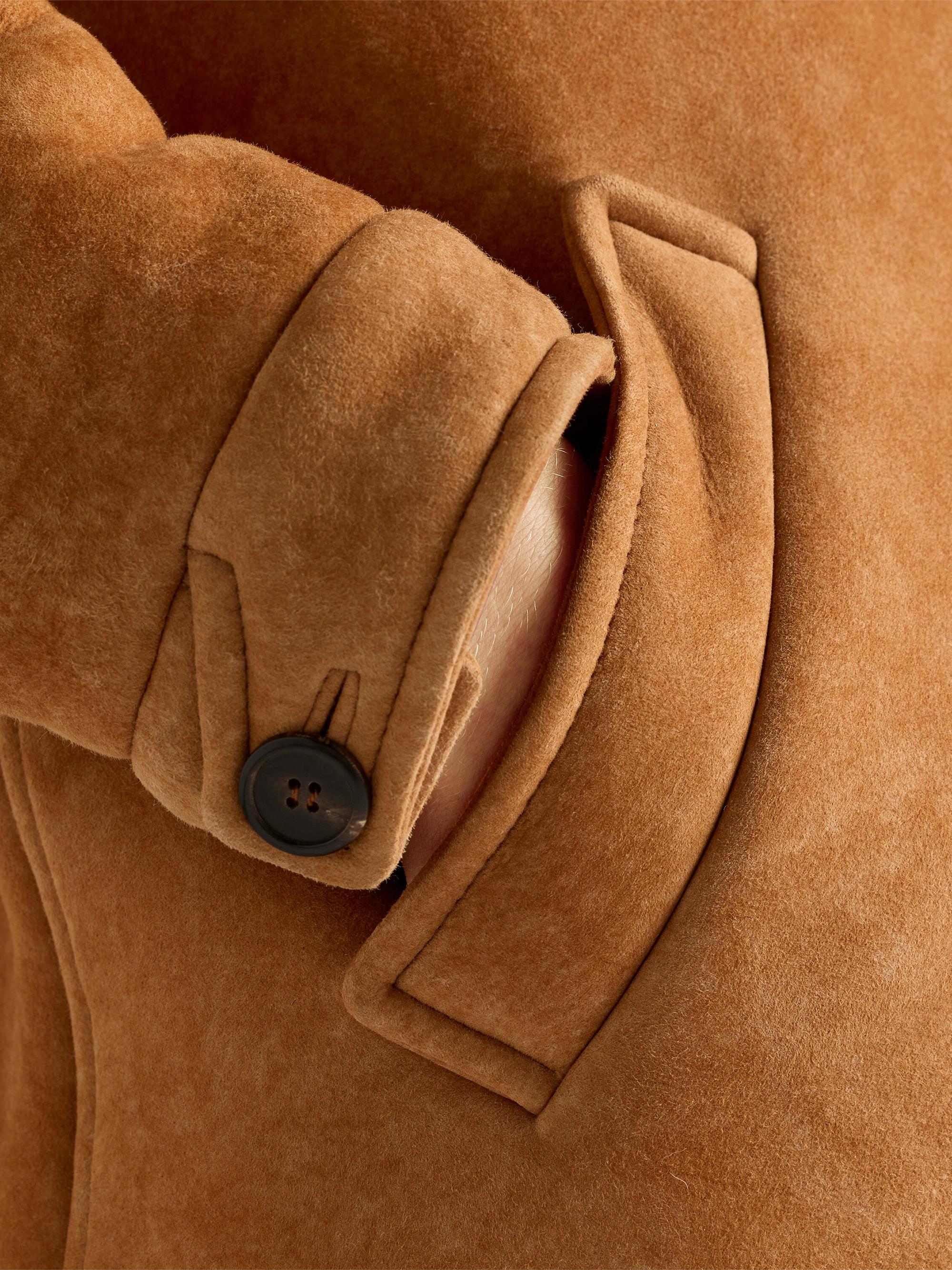 Prada Shearling Caban Jacket | Saks Fifth Avenue