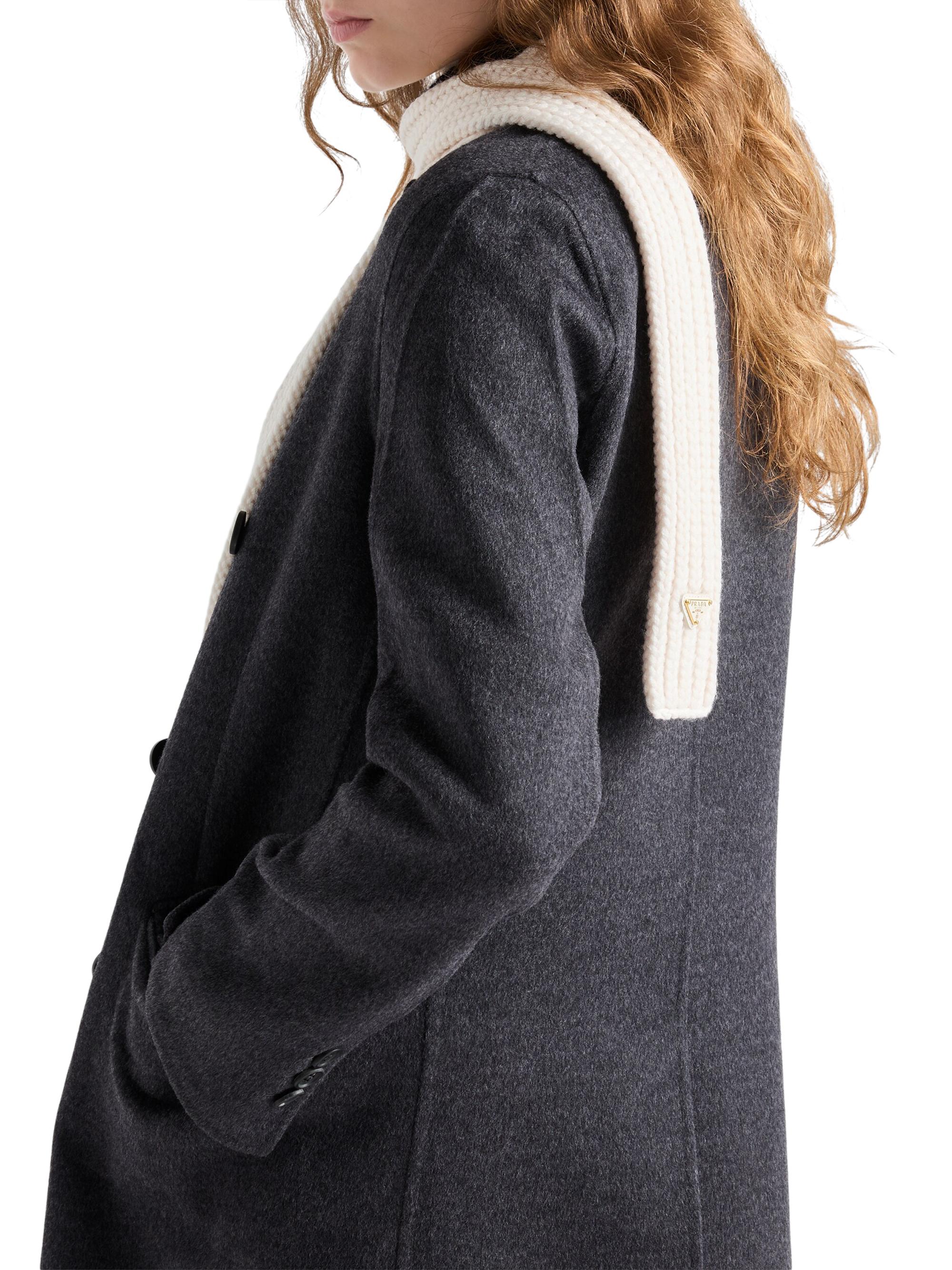 Prada Women's Wool Scarf - Beige Khaki