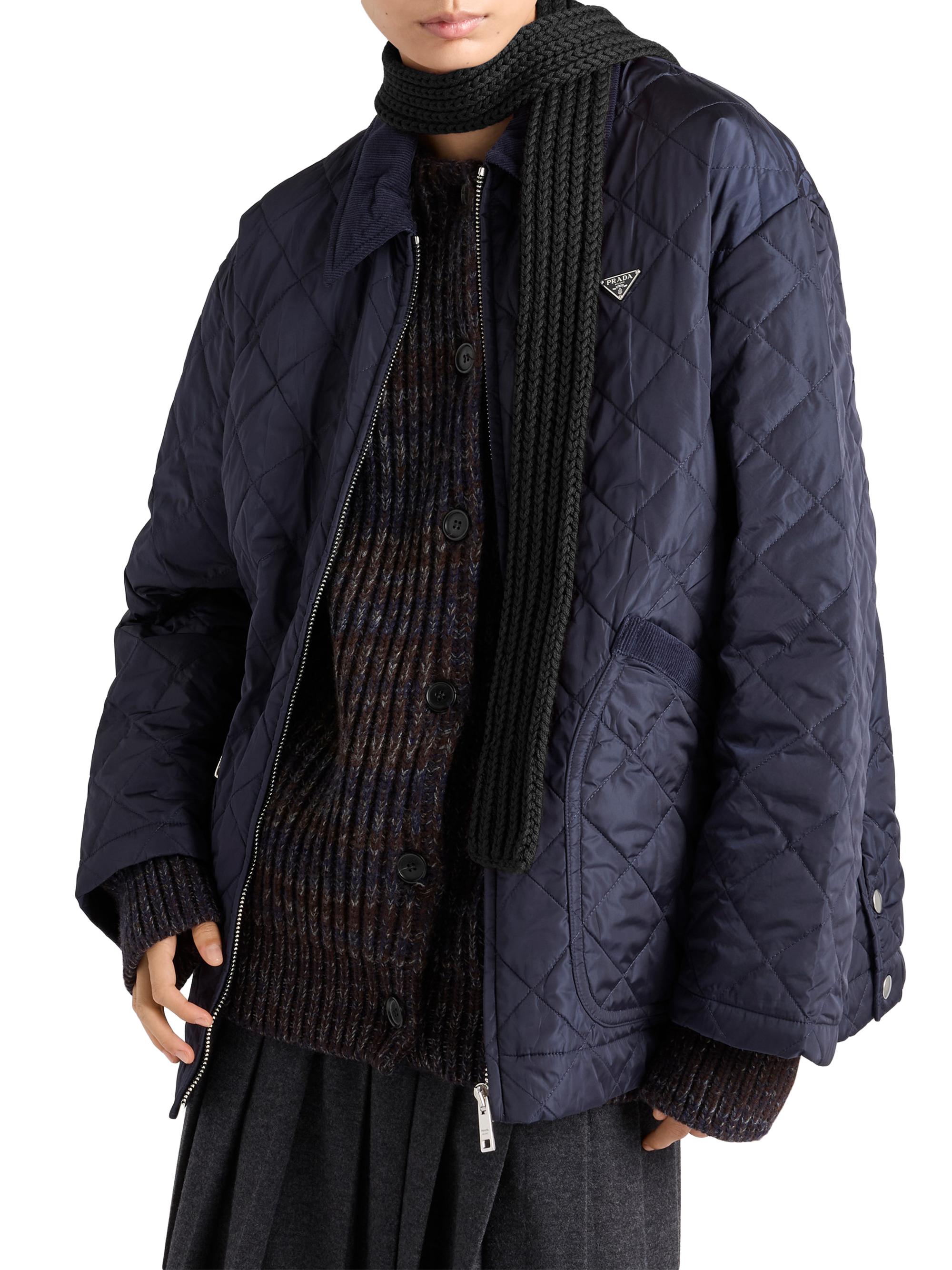 Prada Women's Wool Scarf - Black