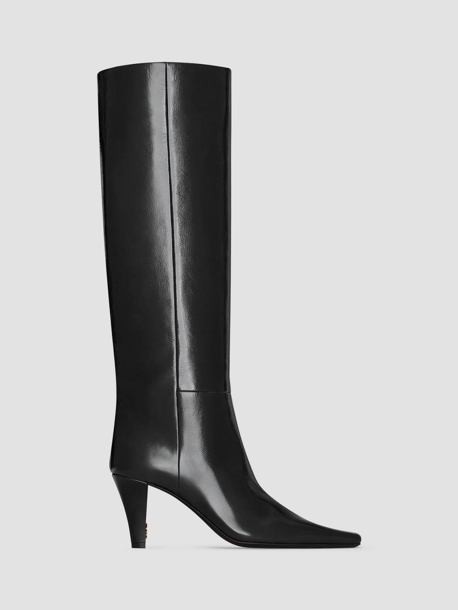 Saint Laurent Jill Boots in Smooth Leather | Saks Fifth Avenue