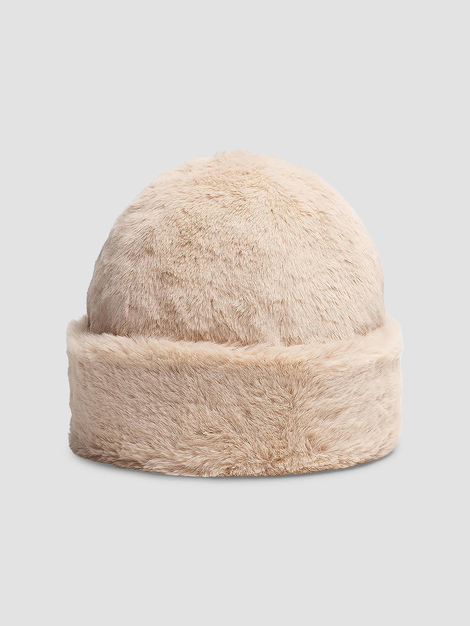 rag & bone Knit Beanie in Taupe Beanie Desert Taupe – POGA main image 3