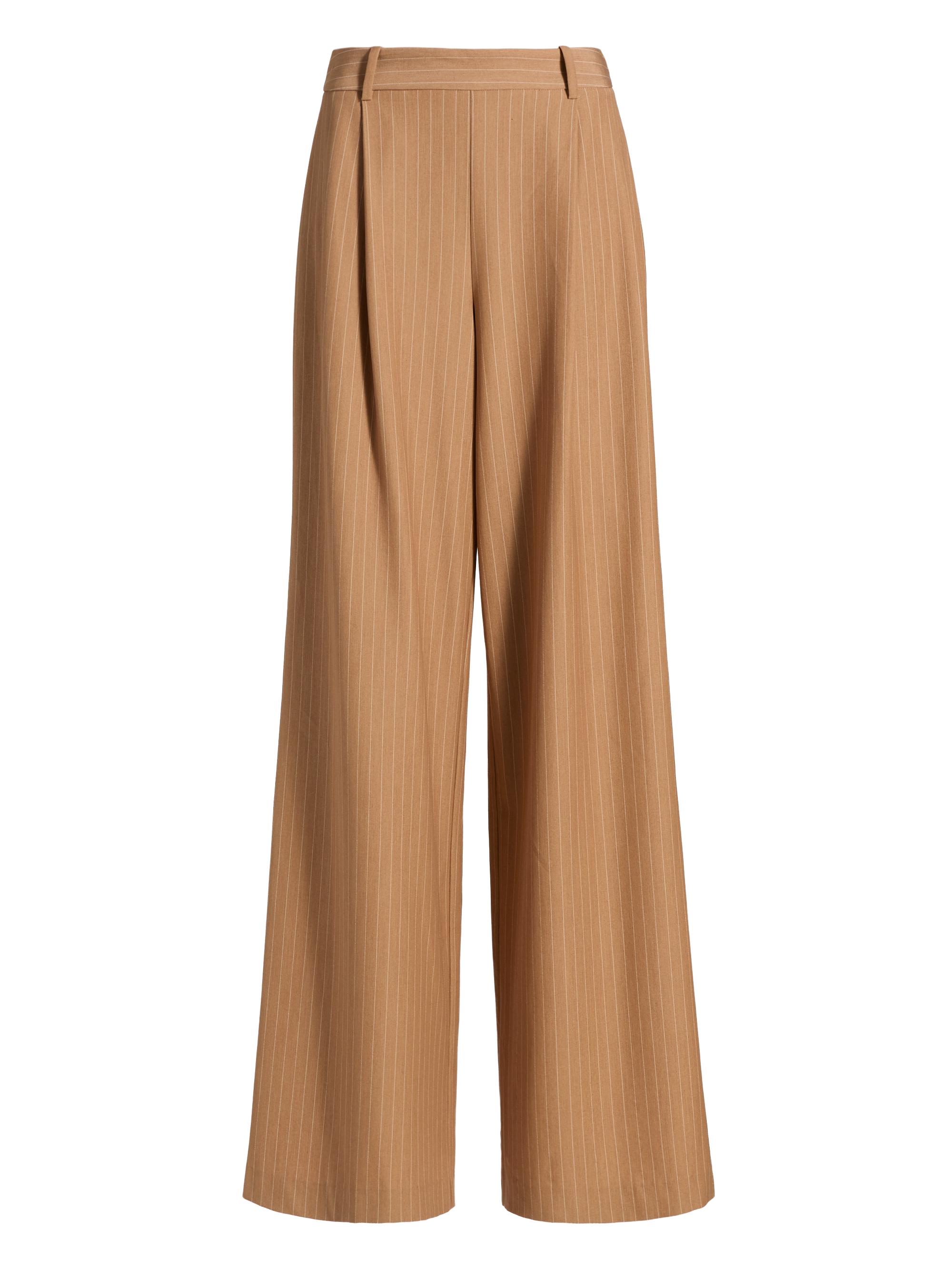 Toccin Women's Hailey Wide-Leg Trousers - Latte