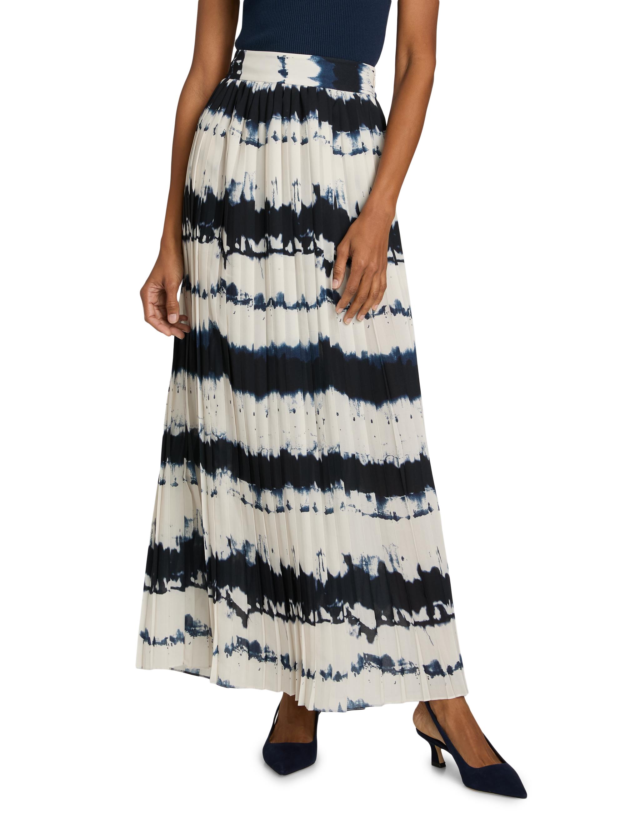 Toccin Dillon Pleated Tie-Dye Midi-Skirt | Saks Fifth Avenue