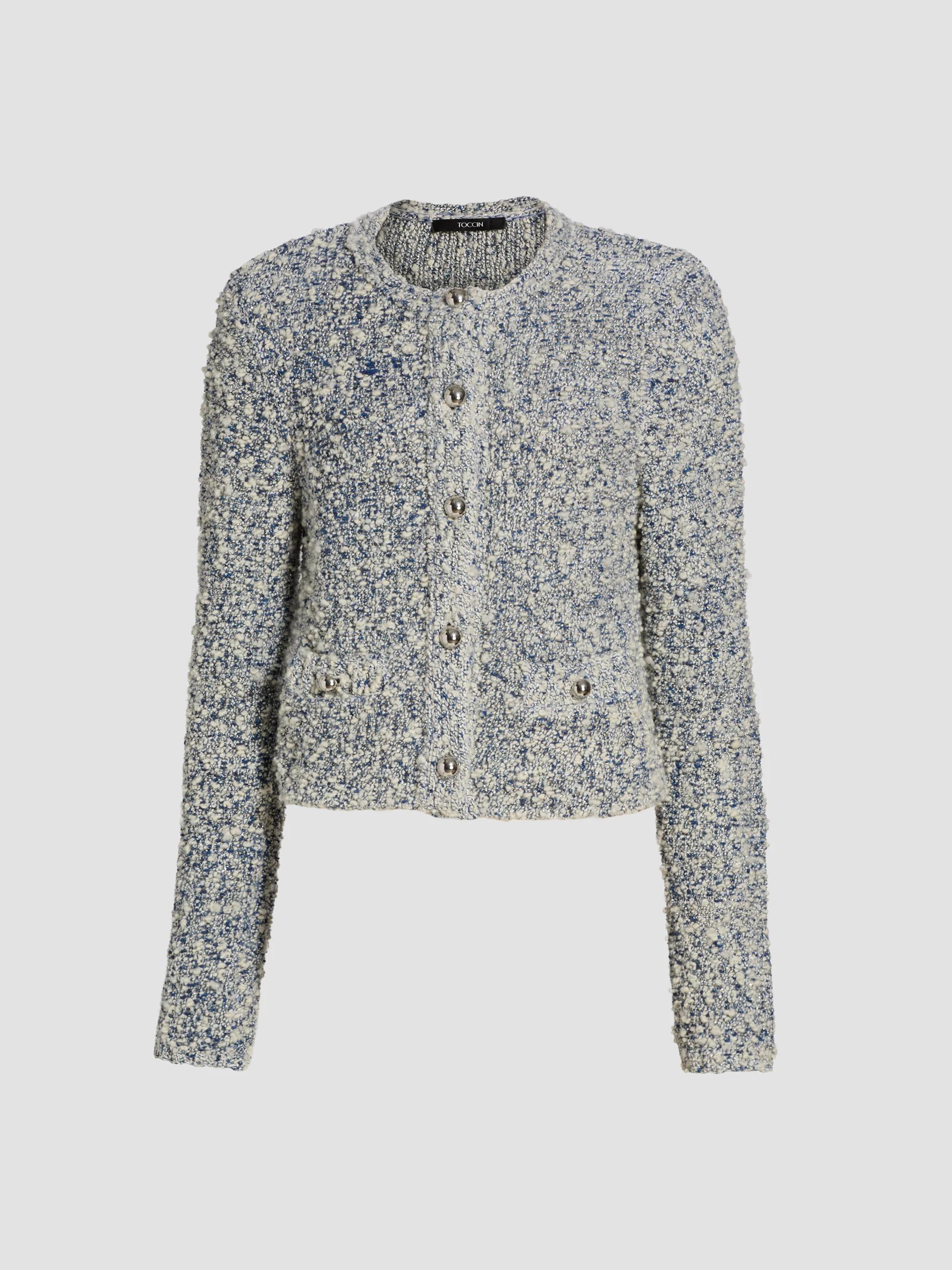 R13 Printed Linen Boyfriend Cardigan | Saks Fifth Avenue