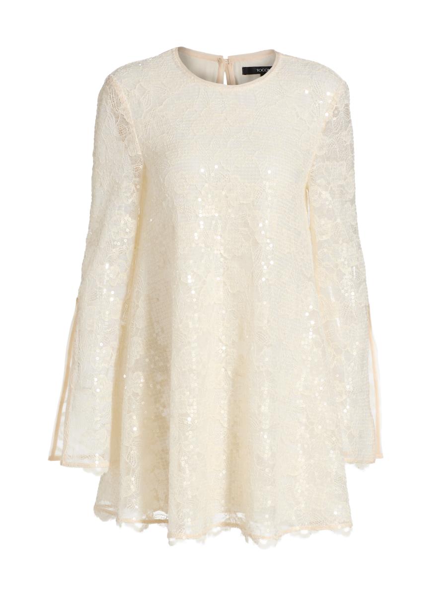 Toccin Women's Gramercy Lace A-line Minidress In White