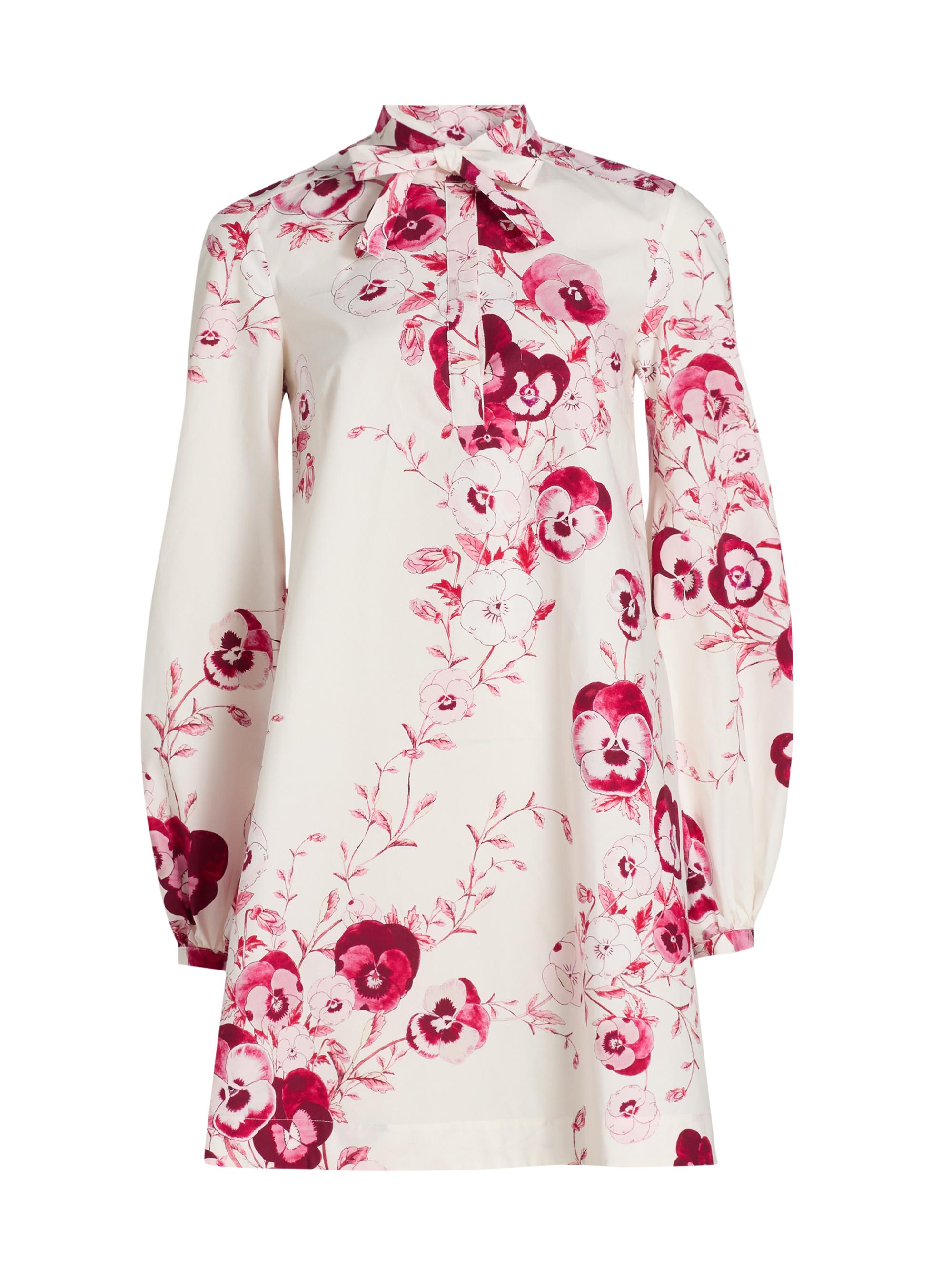 Giambattista Valli Women's Floral Cotton Poplin A-Line Minidress -  Multi