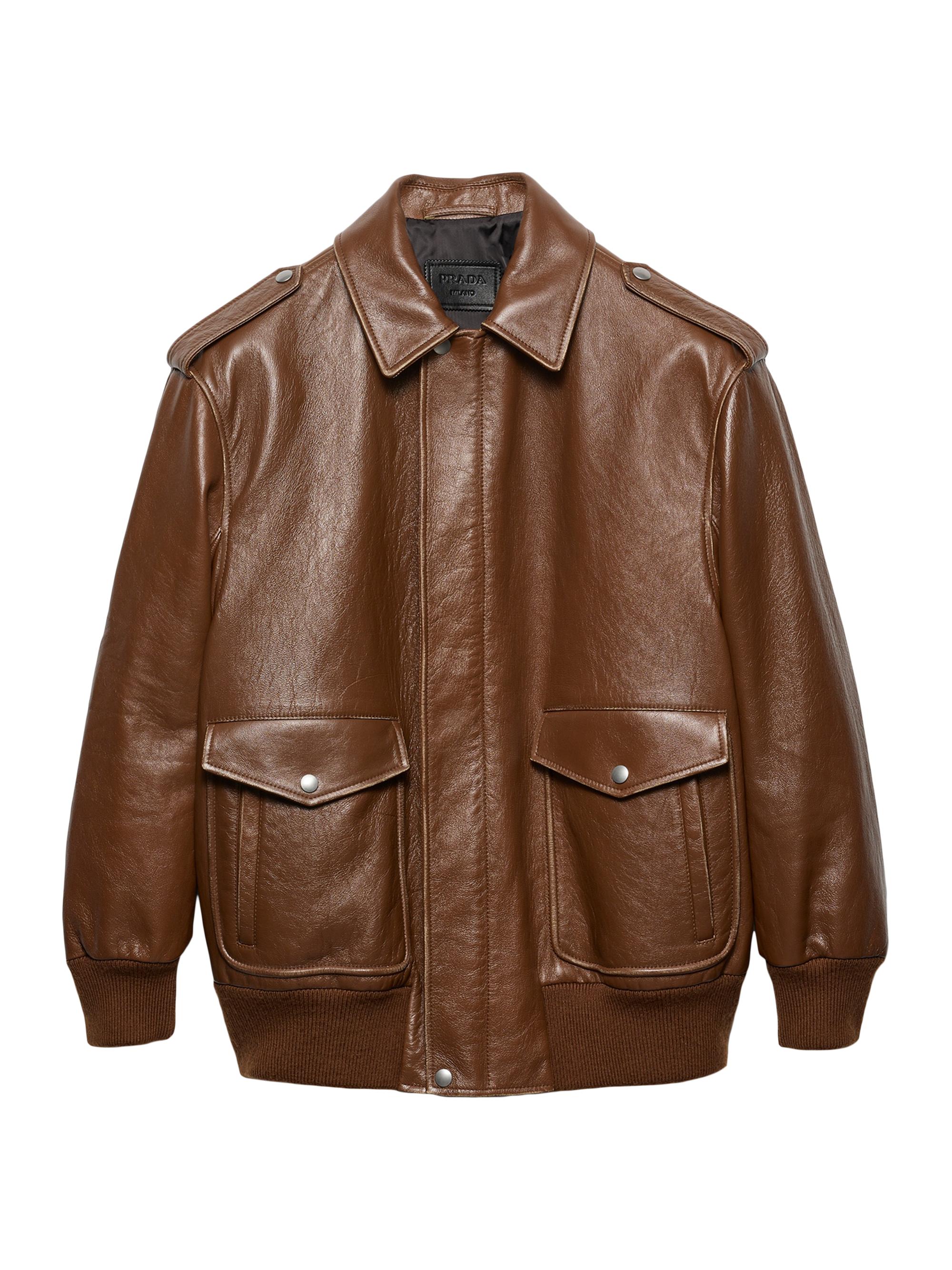 ジャケット・アウター OLD PRADA LEATHER JACKAT 0400025925107_BROWN?wid=600&