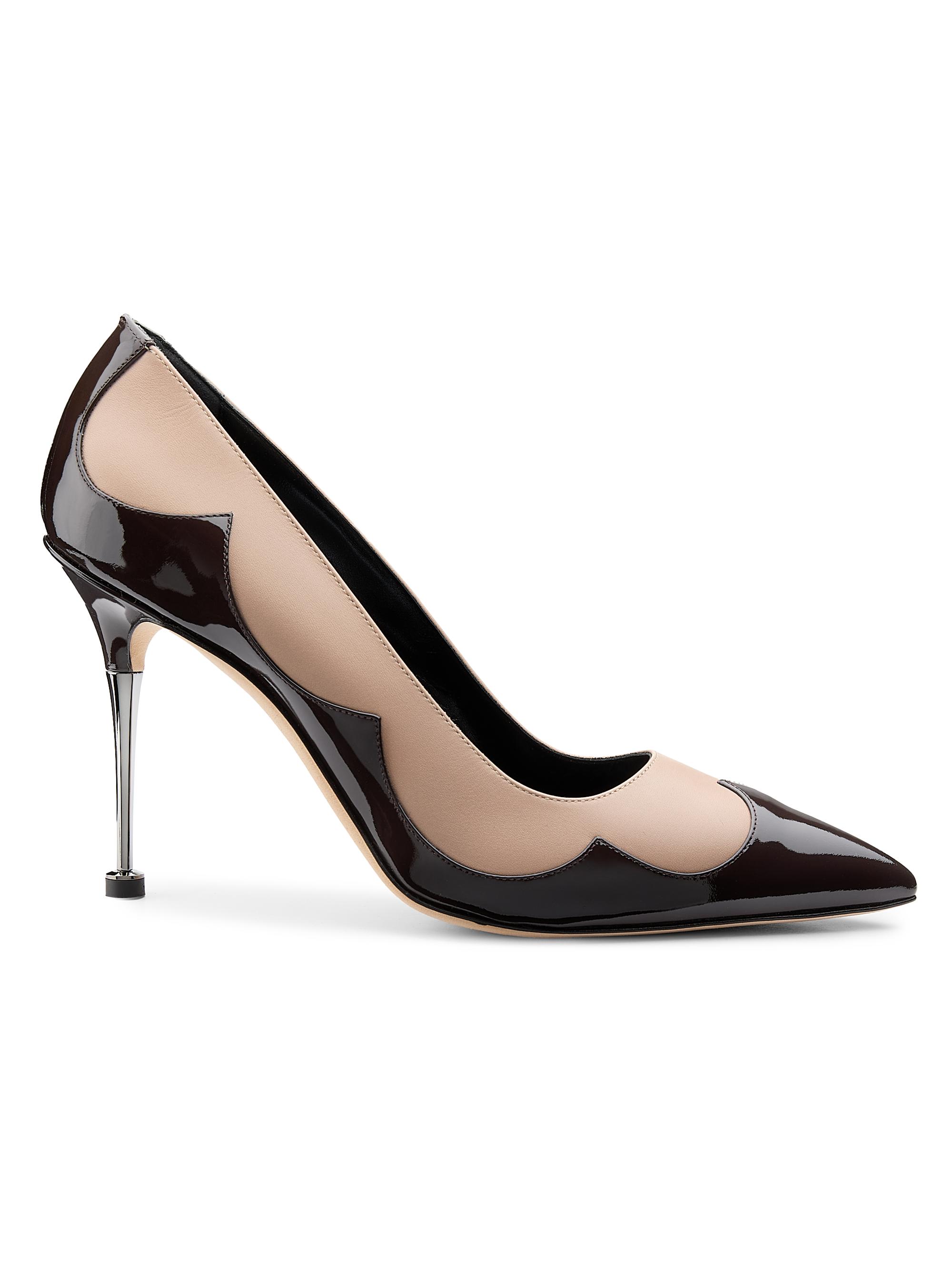 Manolo Blahnik Women's Atena Leather Pumps - Dark Brown