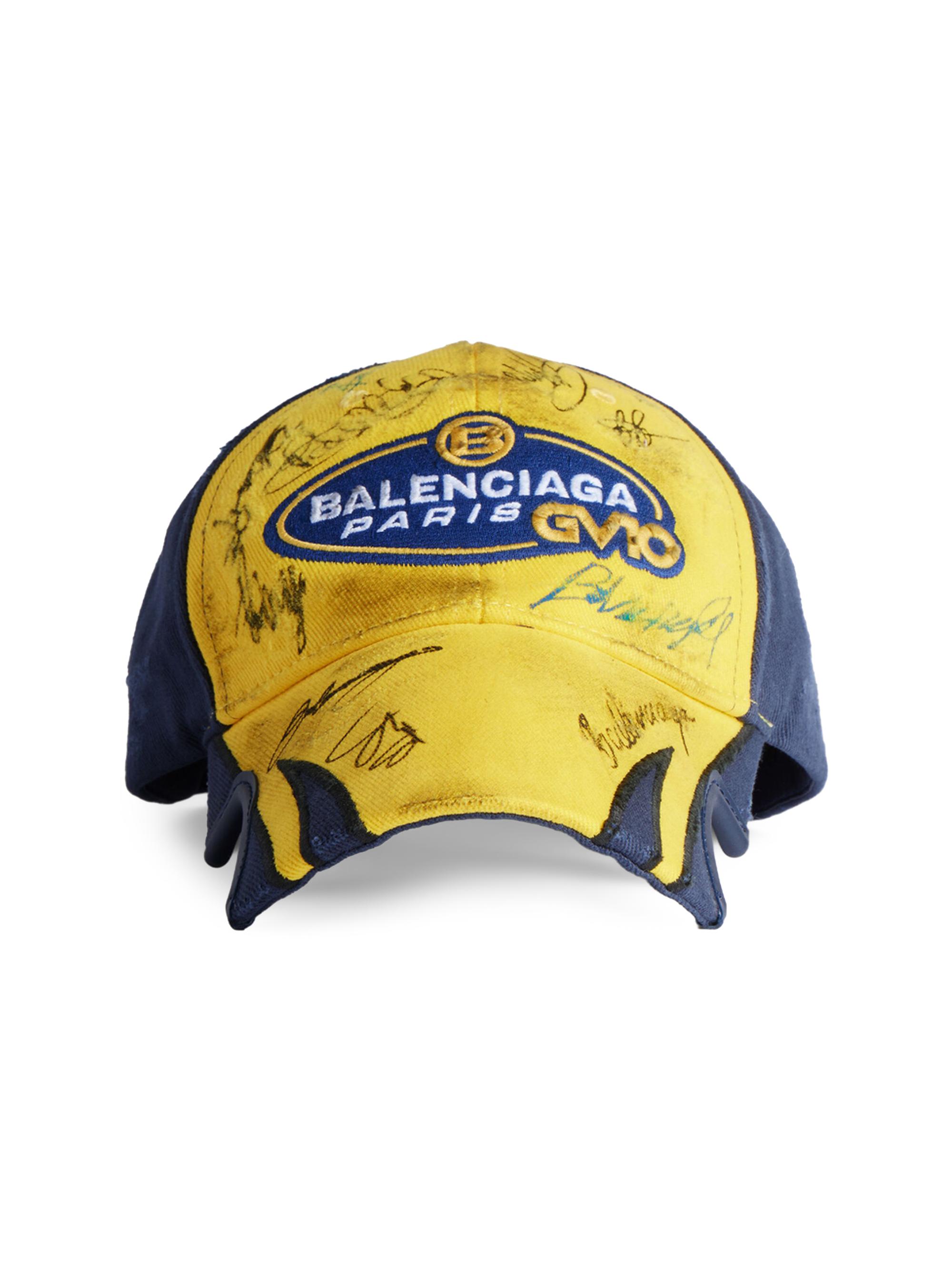 Balenciaga Men's Banana Cap - Yellow Blue