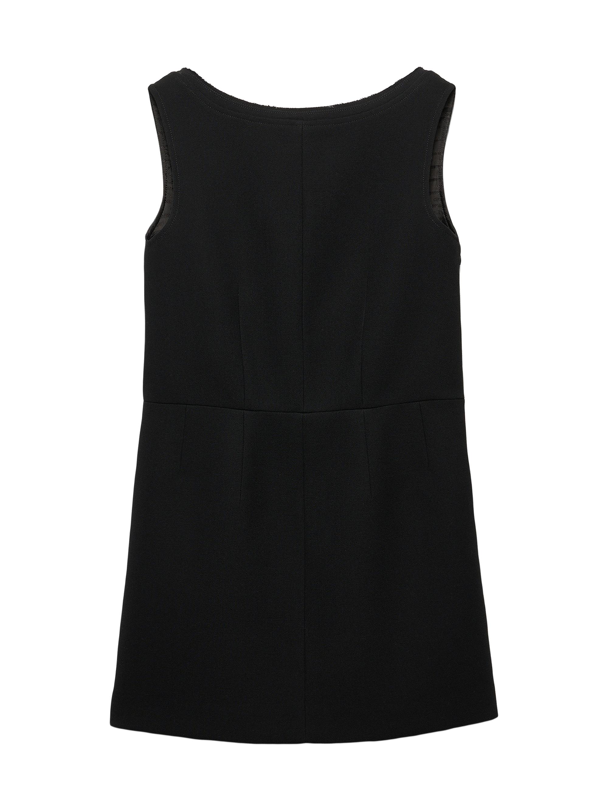 Prada Women's Natté Mini-Dress - Black