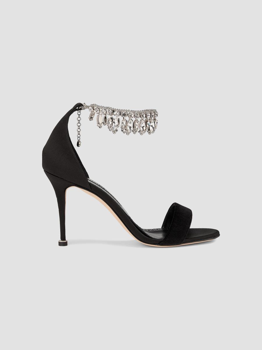 Manolo Blahnik Tulisan Crystal-Embellished Heels | Saks Fifth Avenue