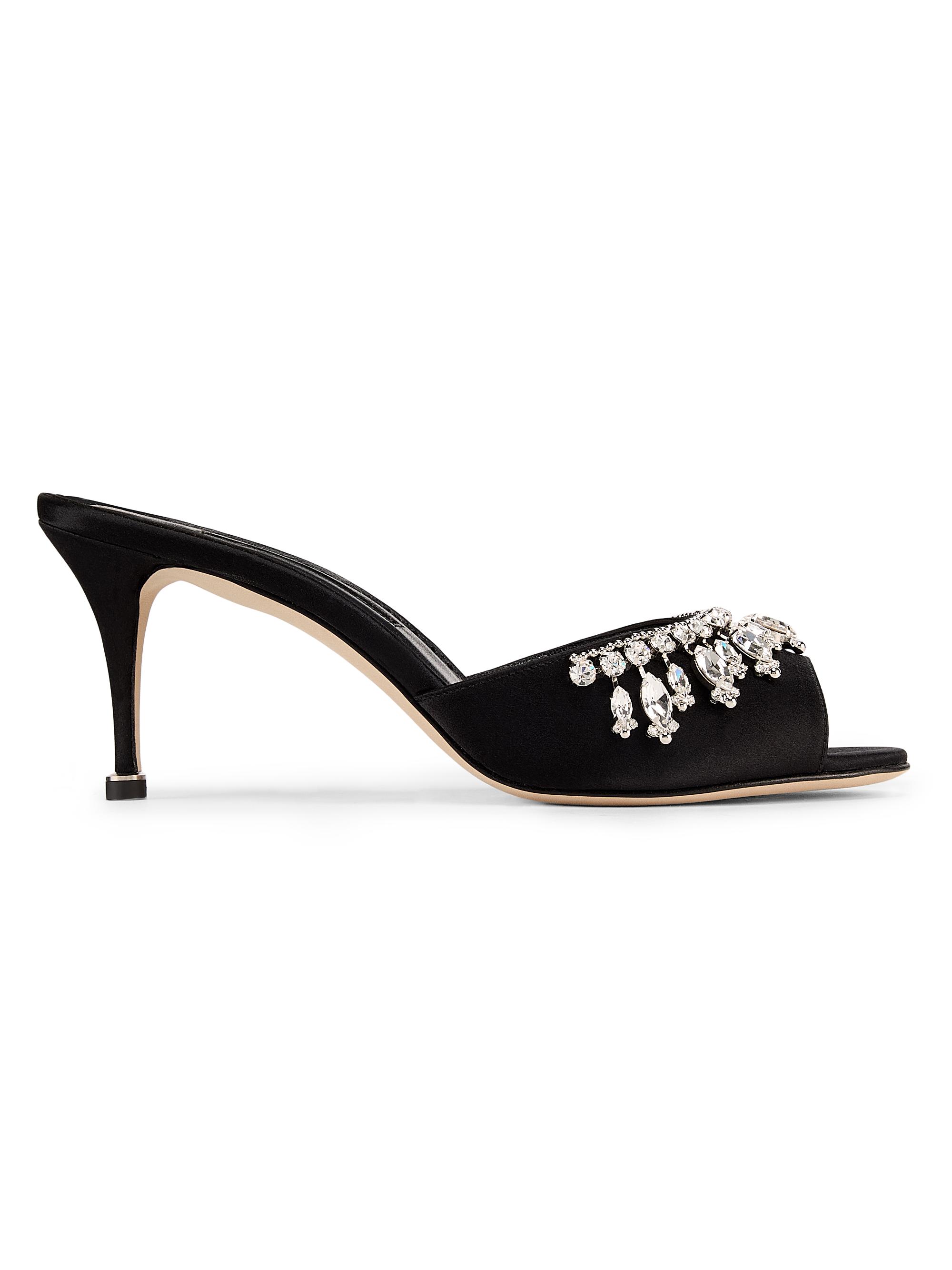 Manolo Blahnik Tulimu Crystal-Embellished Mules | Saks Fifth Avenue