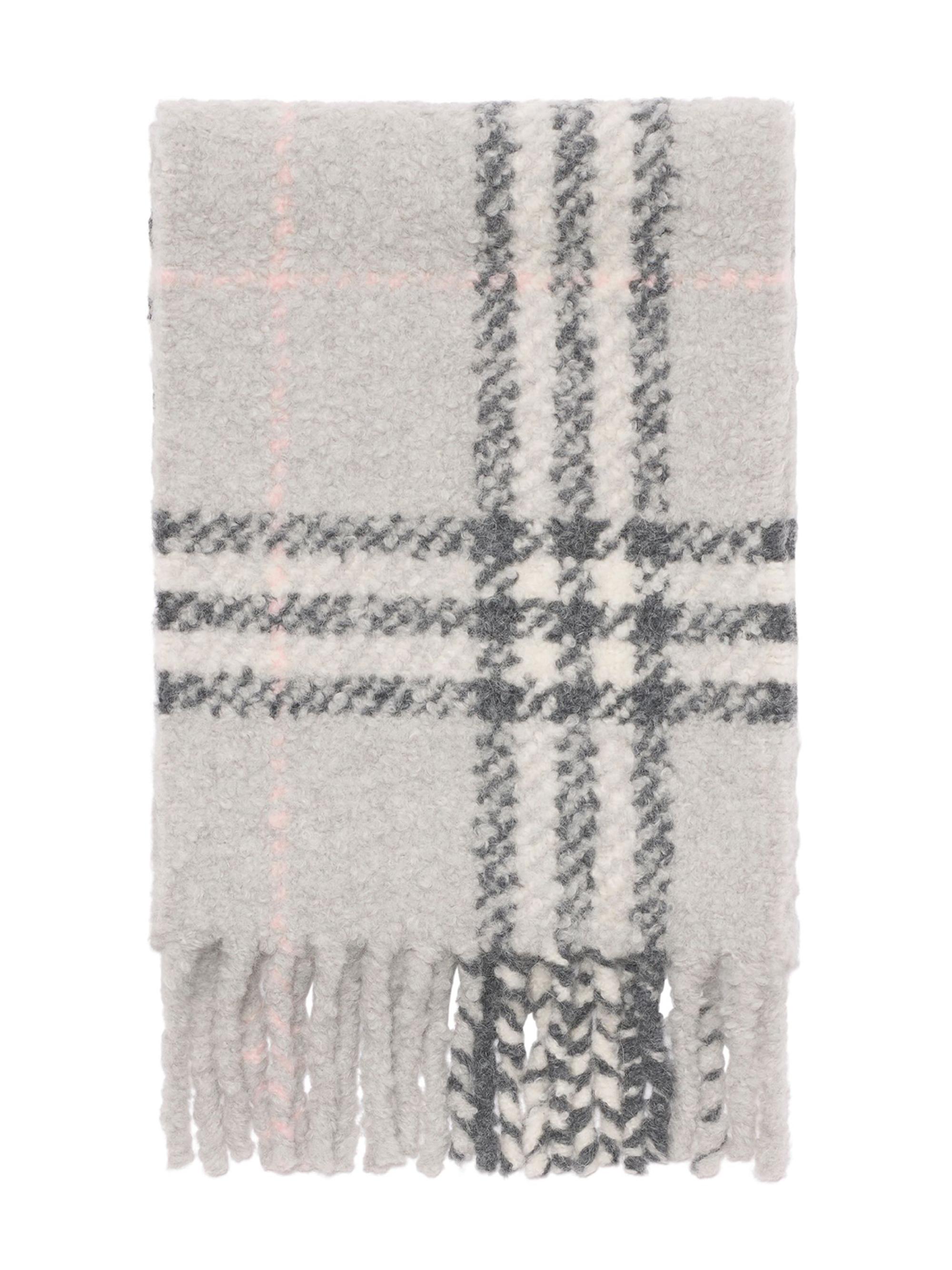 c*a様 美品 Burberrys グレージュ シャドーチェック セットアップ Burberry Check Alpaca-Wool Bouclé Scarf | Saks Fifth Avenue