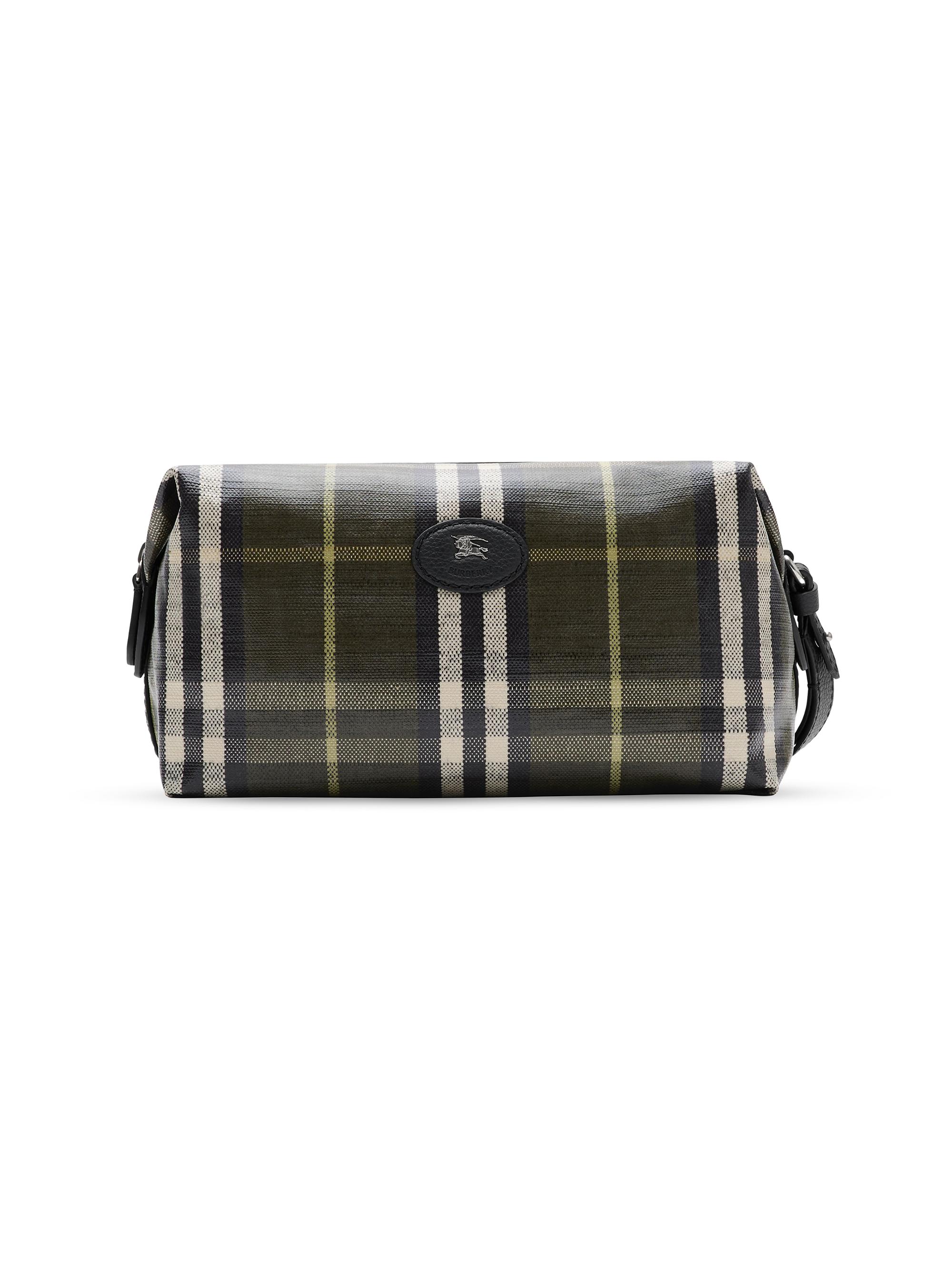 Burberry Men's Highlands Check Washbag - Thicket