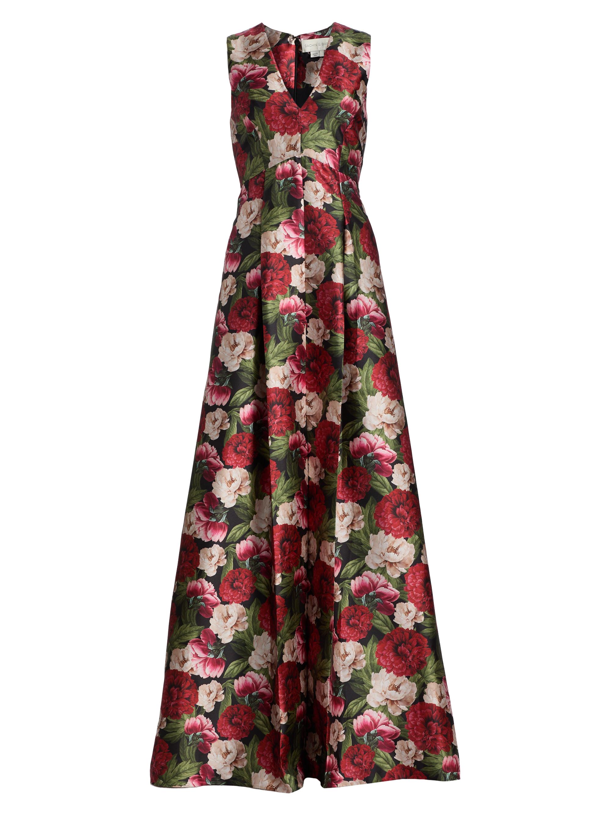 Sachin & Babi Women's Brooke Peony A-Line Gown - Peony Embers