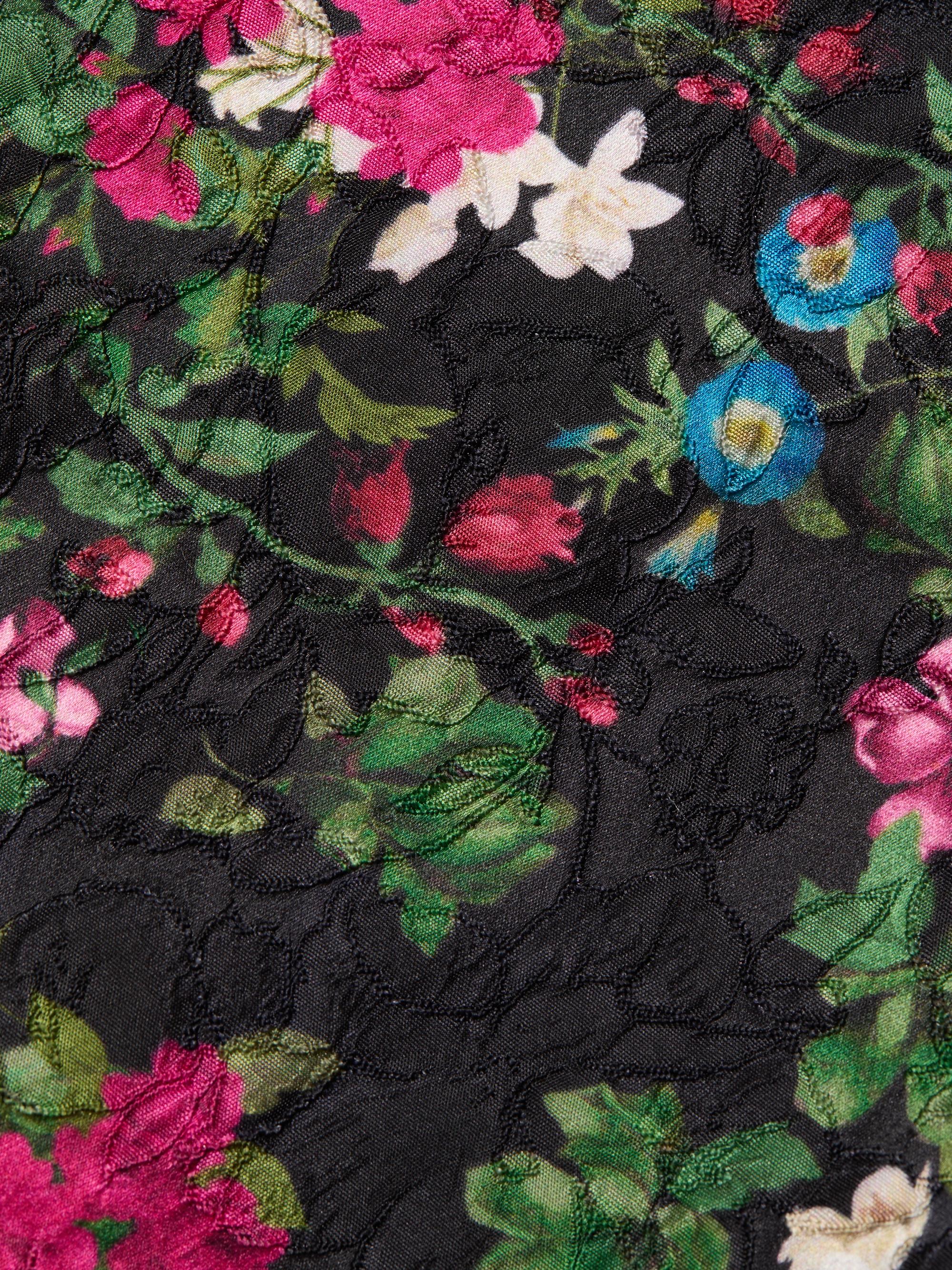 sachin & babi minnie off-the-shoulder floral a-line midi dress Sachin & Babi Kennedy Gown - Kelly Green Degrade Florals