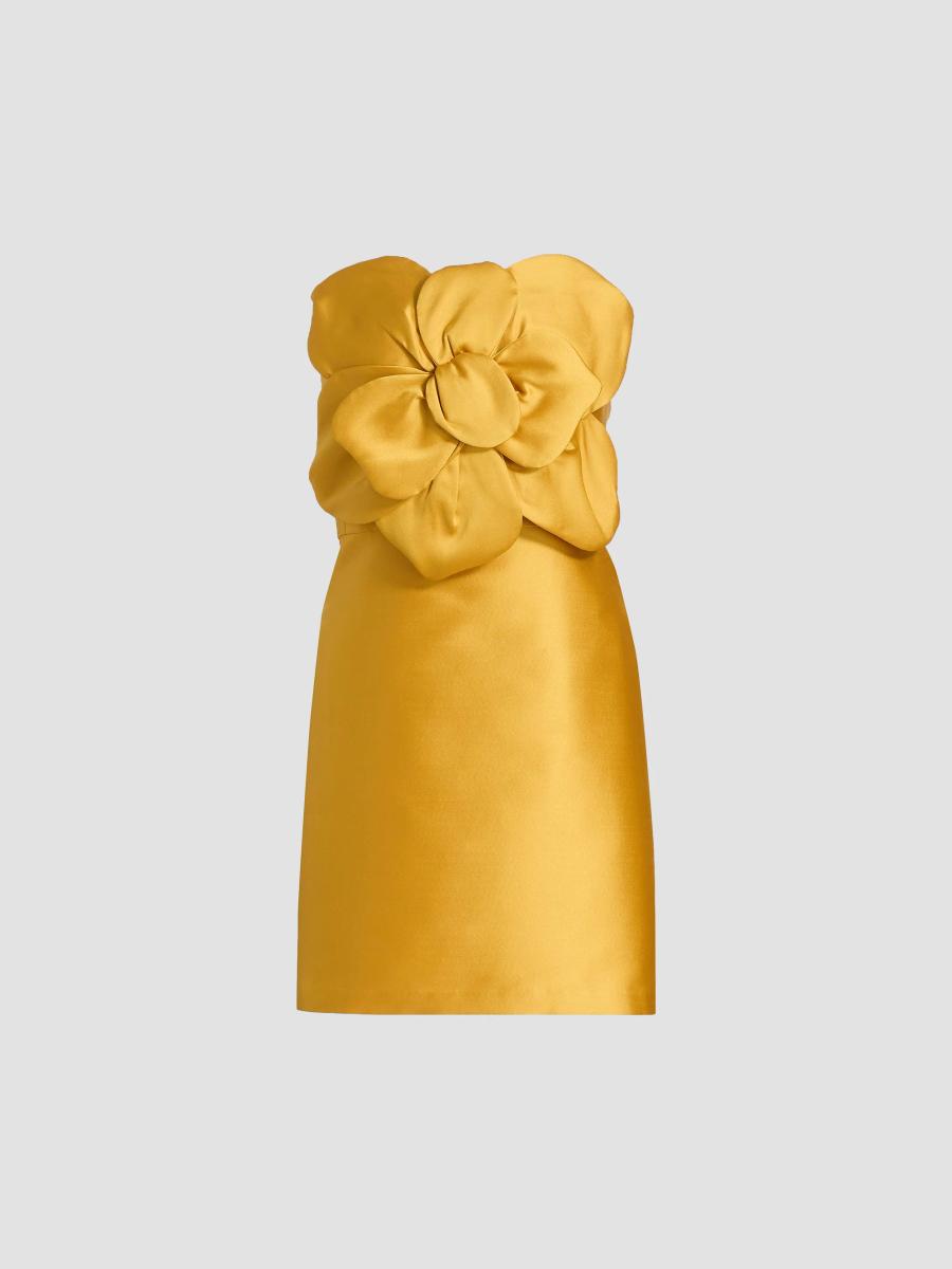 SACHIN BABI Anora Sculptural Rosette Minidress | Saks Fifth Avenue