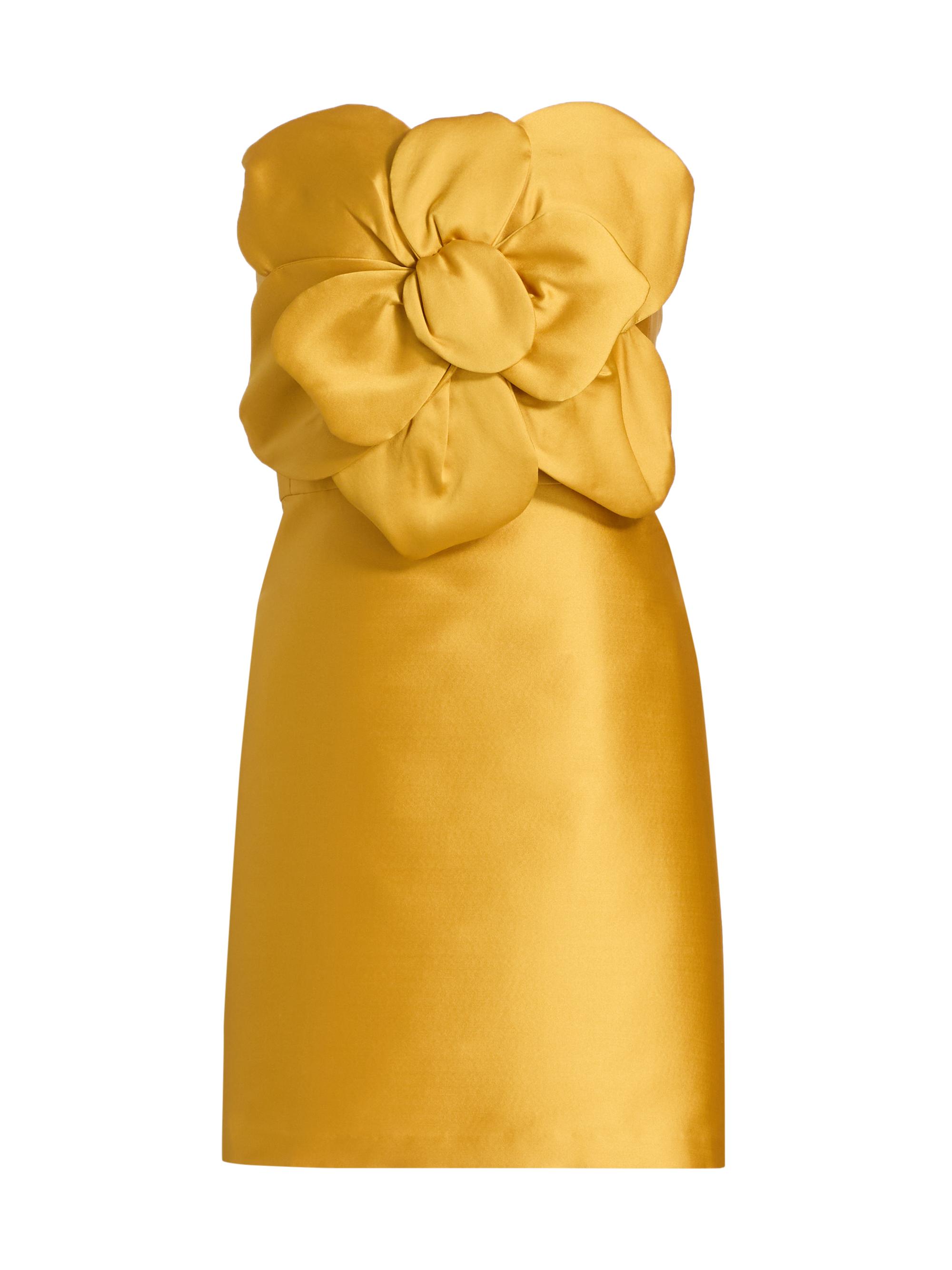 Sachin & Babi Women's Anora Sculptural Rosette Minidress - Saffron