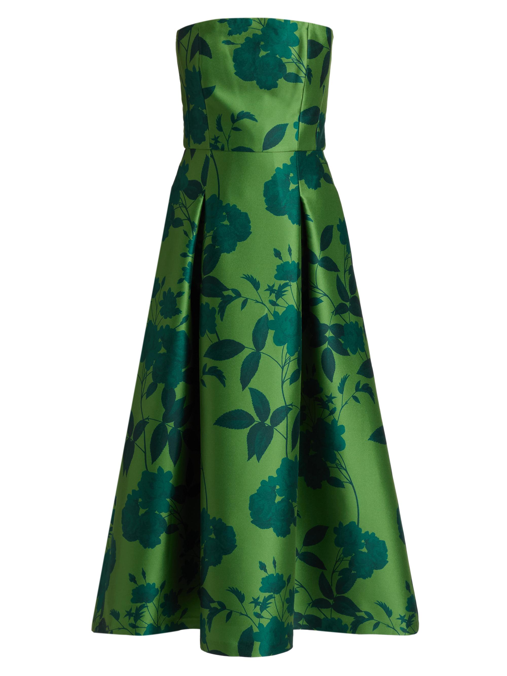 Sachin & Babi Women's Shay Floral Midi-Dress - Empress Green Roses