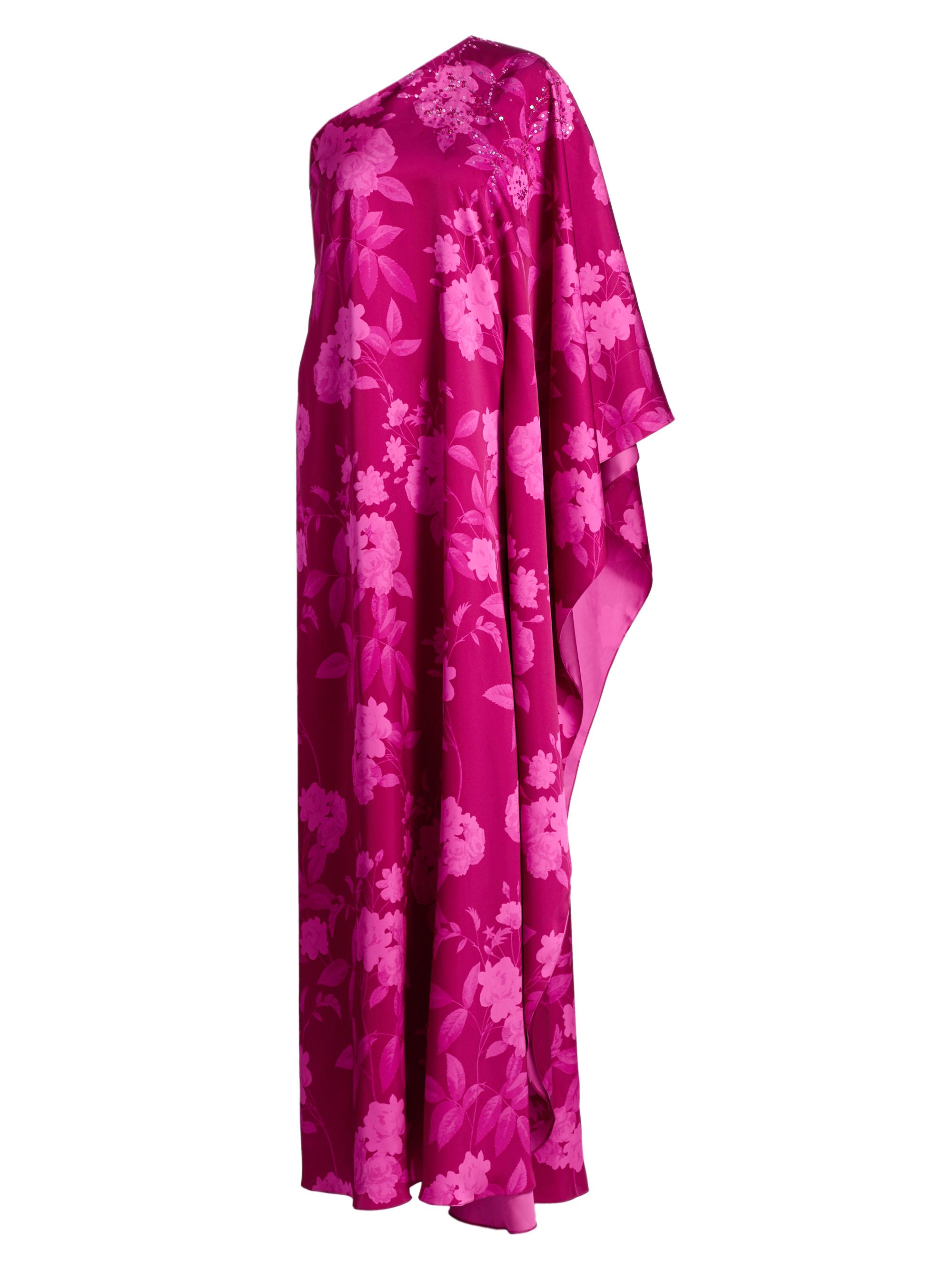 Sachin & Babi Women's Demi Embellished One-Shoulder Gown - Rhodolite Roses
