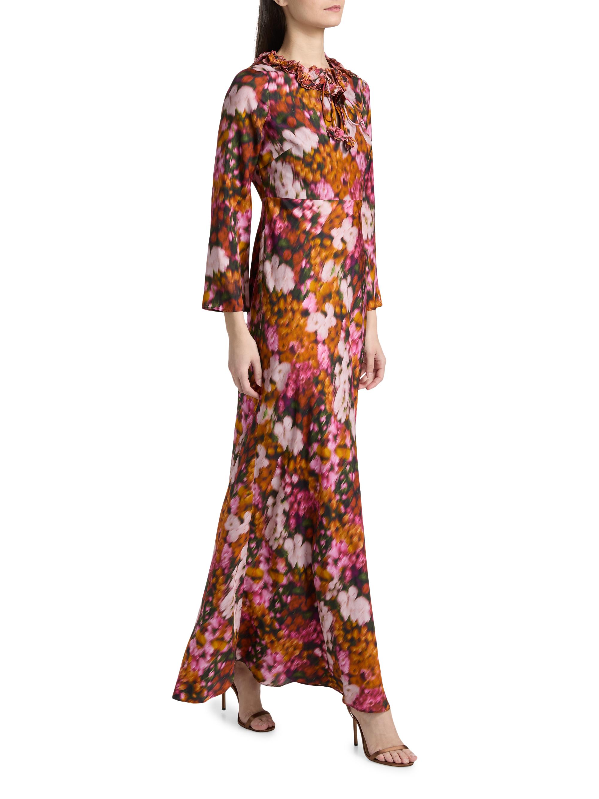 SACHIN BABI Daria Floral A-Line Gown | Saks Fifth Avenue