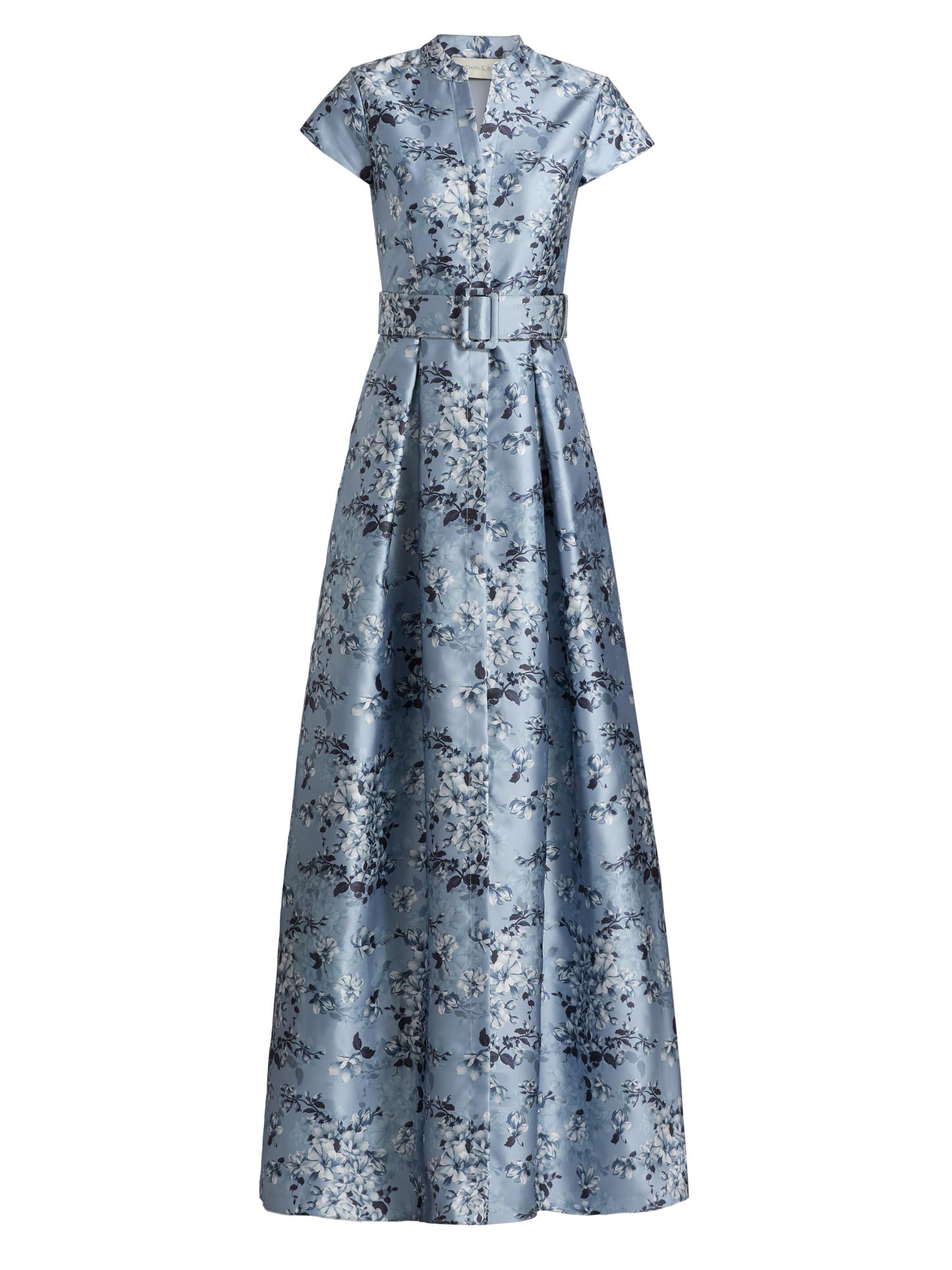 Sachin & Babi Women's Marta Floral Mikdao Gown - Iced Cherry Blossom