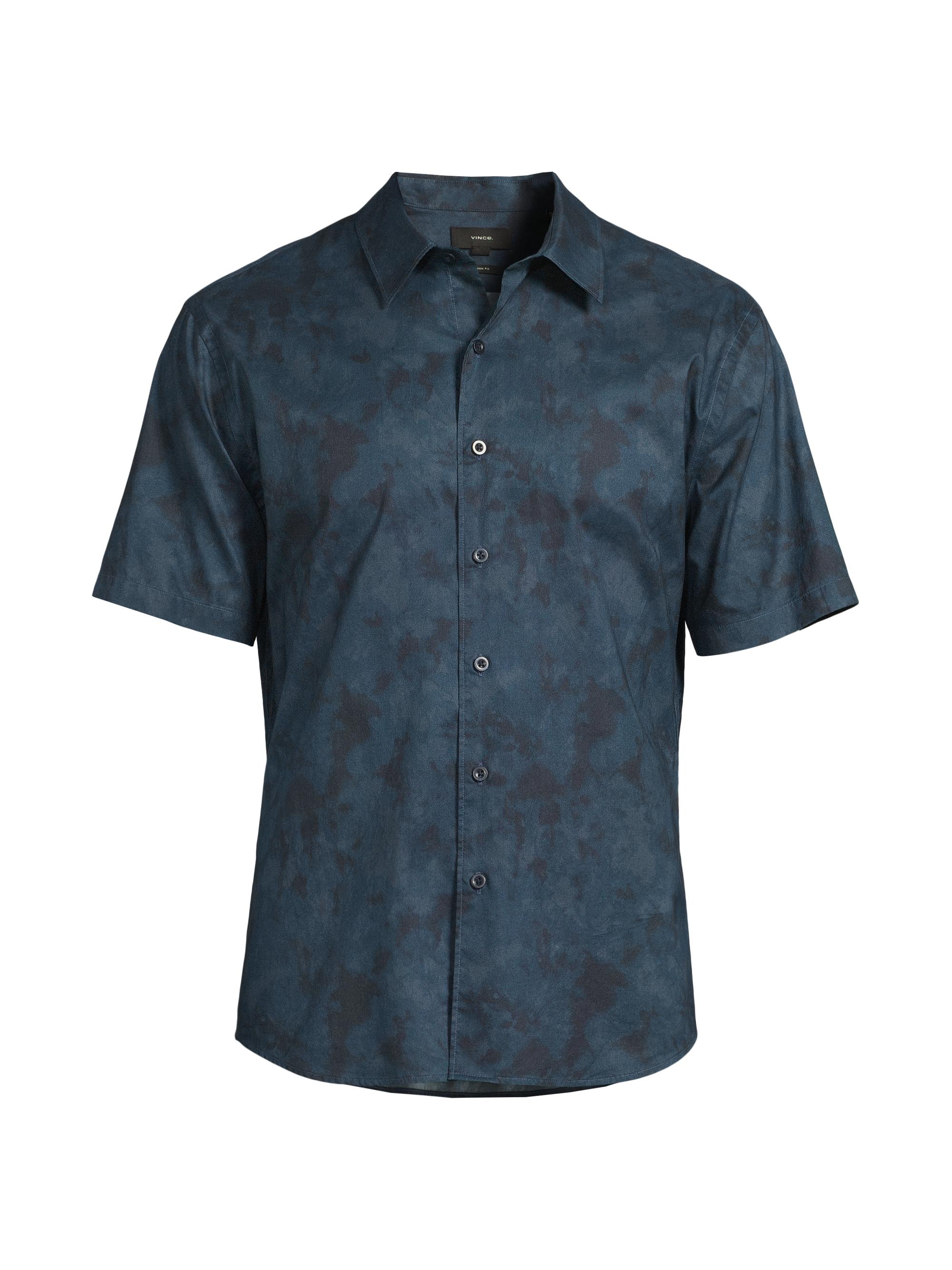 Vince Camo Cotton Shirt | Saks Fifth Avenue