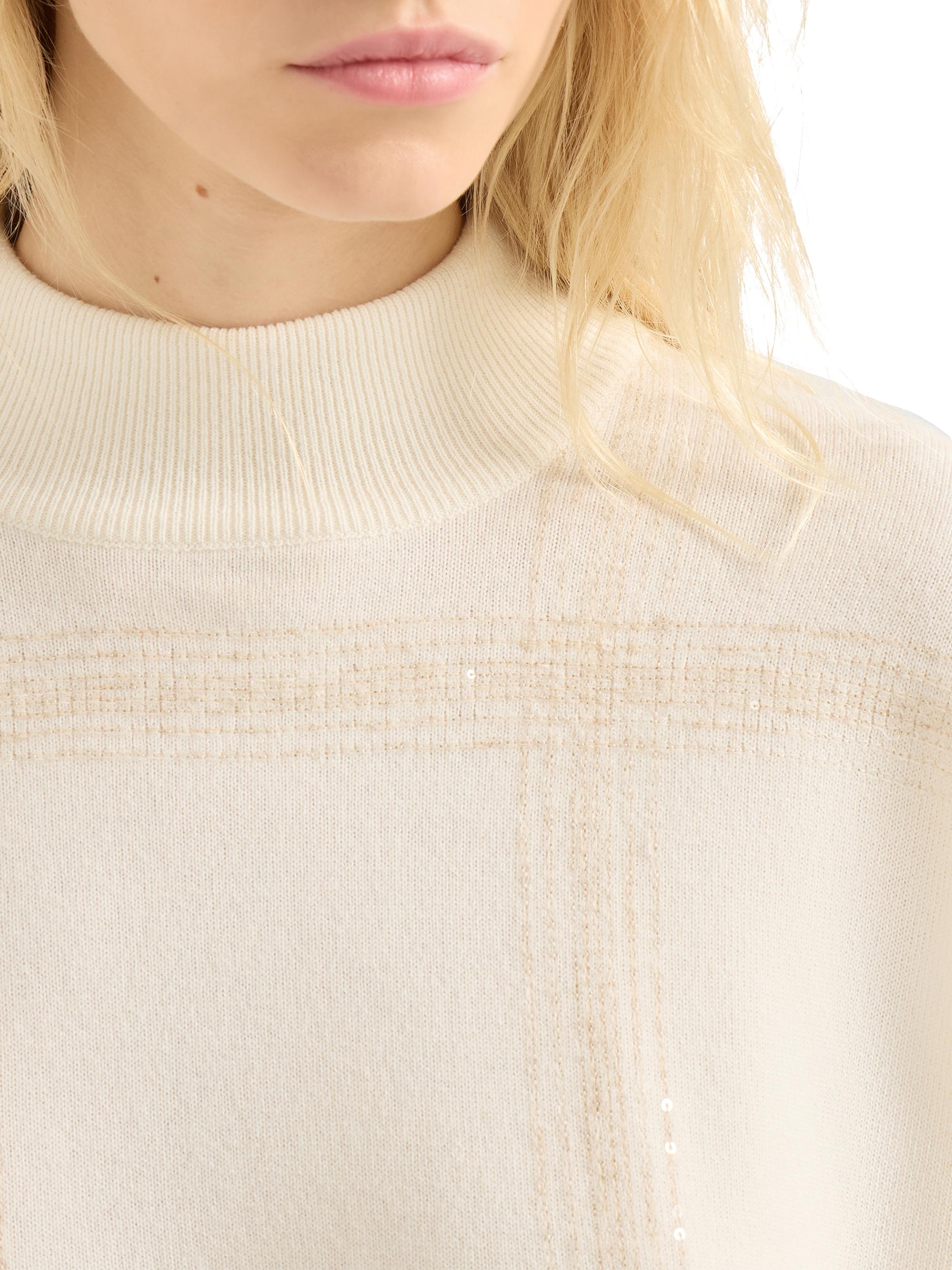 Brunello Cucinelli Virgin Wool, Cashmere and Silk Mock Neck