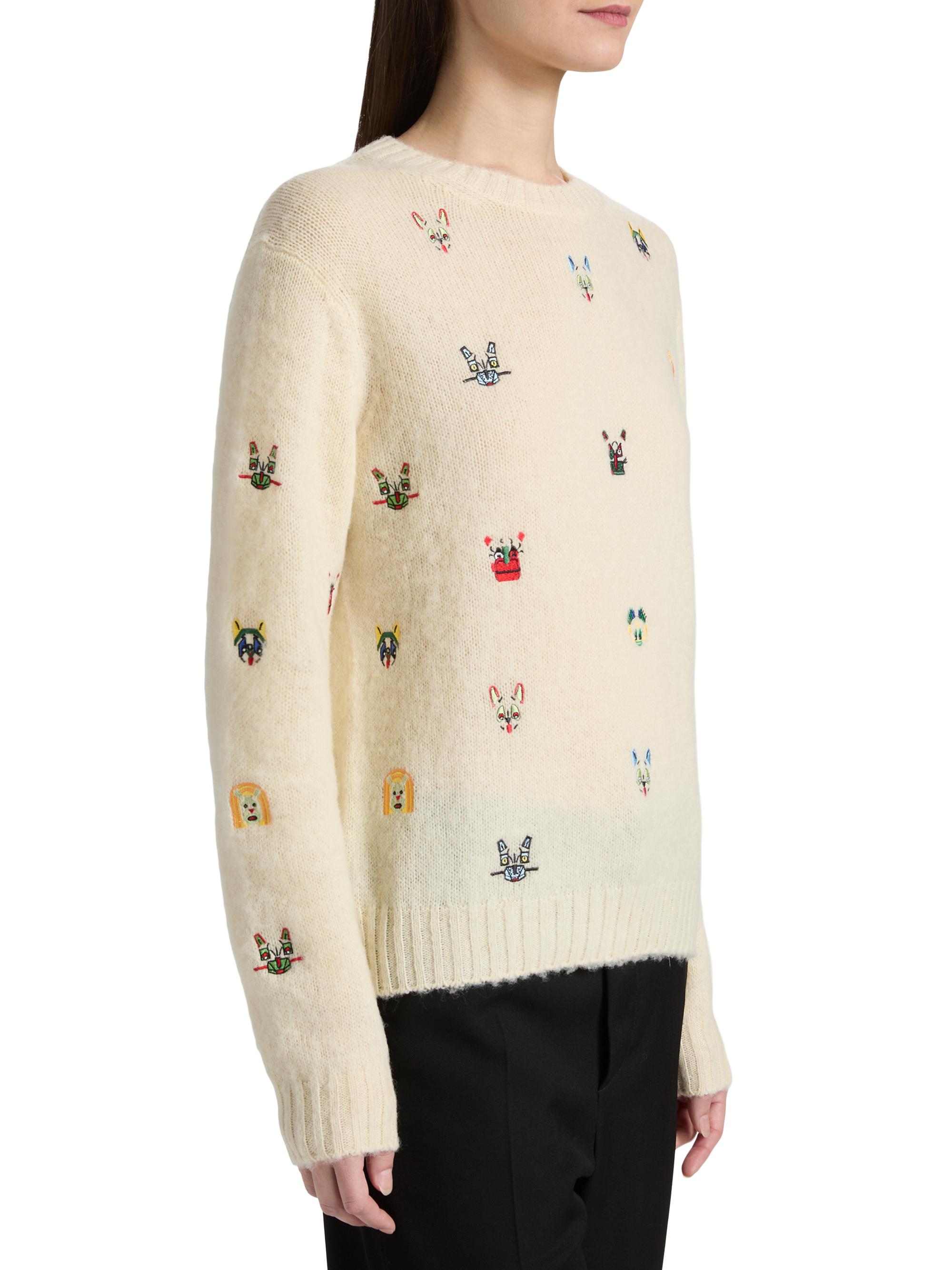 LOEWE x Louis Wain Embroidered Wool Sweater