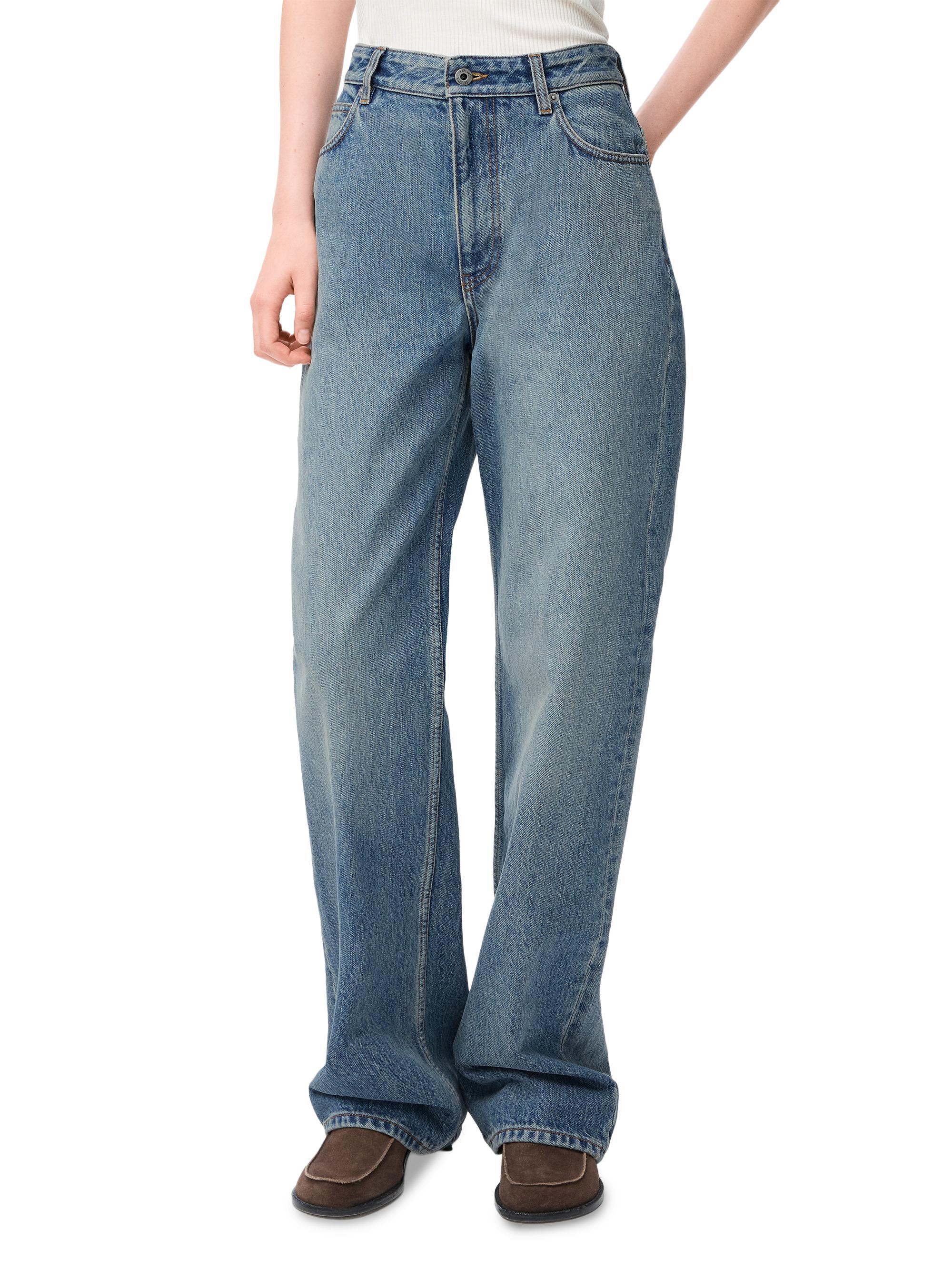 LOEWE ​Anagram Wide-Leg Jeans | Saks Fifth Avenue