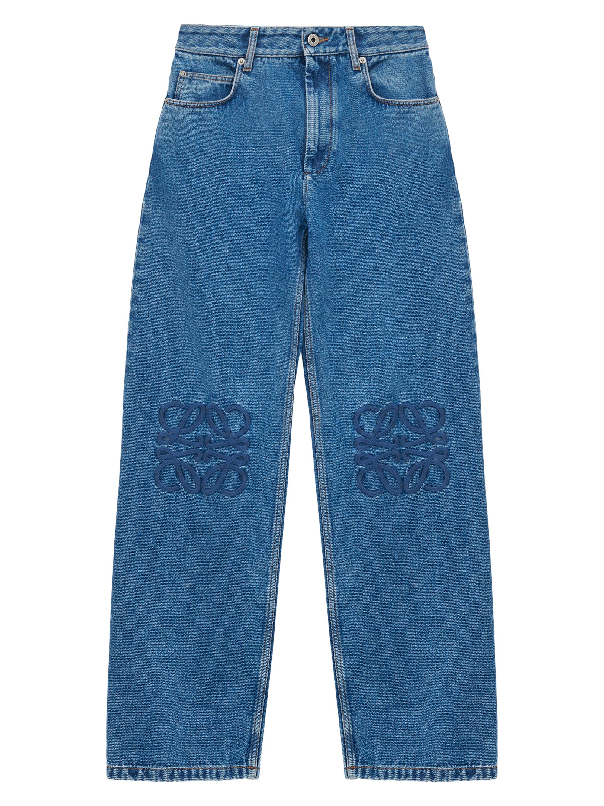 LOEWE Anagram Cropped Jeans | Saks Fifth Avenue
