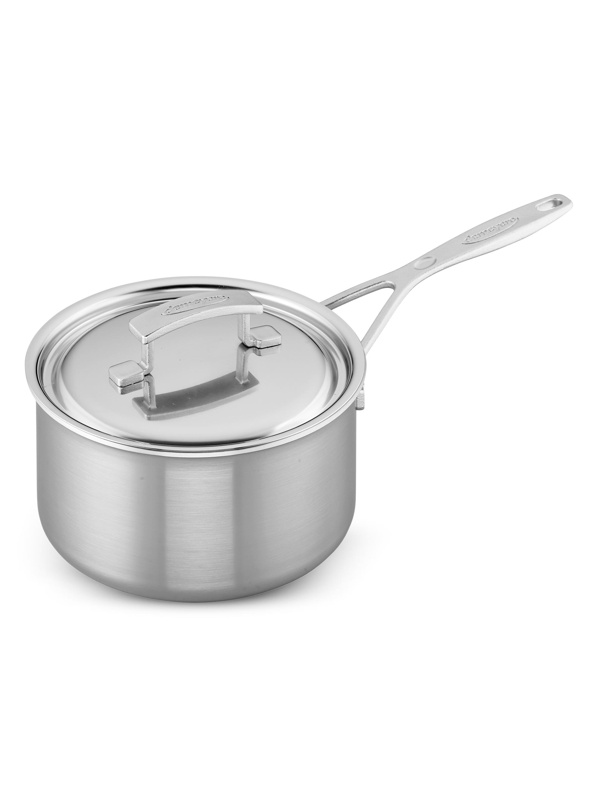 Demeyere Industry 5 Ply Stainless Steel Saucepan - Stainless Steel 3